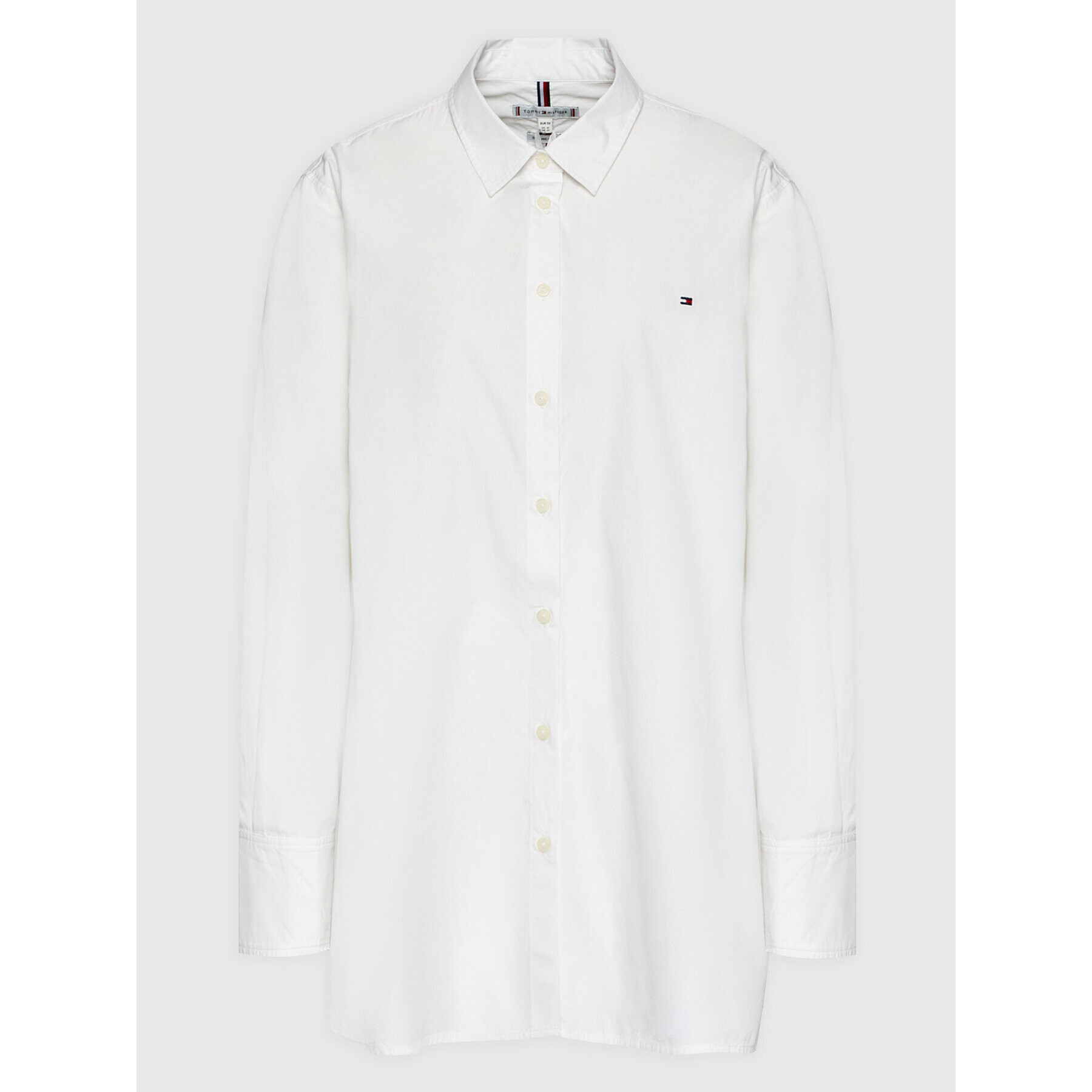 Tommy Hilfiger Ing Poplin Monica WW0WW32020 Fehér Relaxed Fit - Pepit.hu