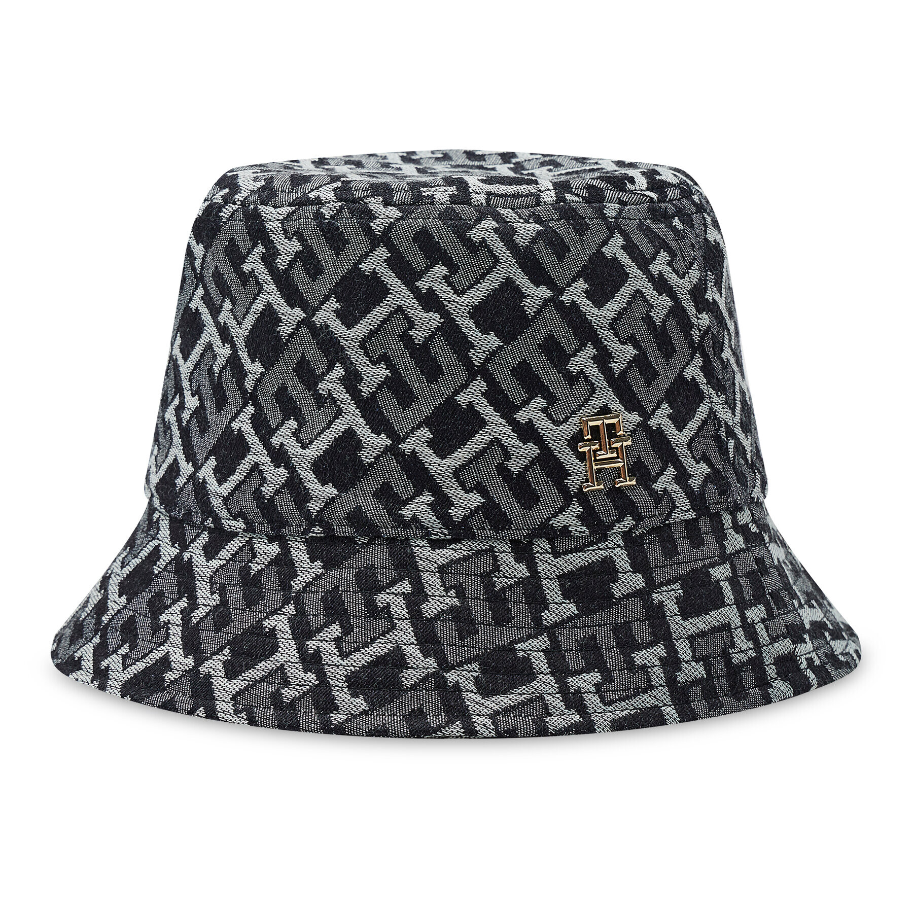 Tommy Hilfiger Kalap Denim Monogram Bucket Hat AW0AW14360 Sötétkék - Pepit.hu