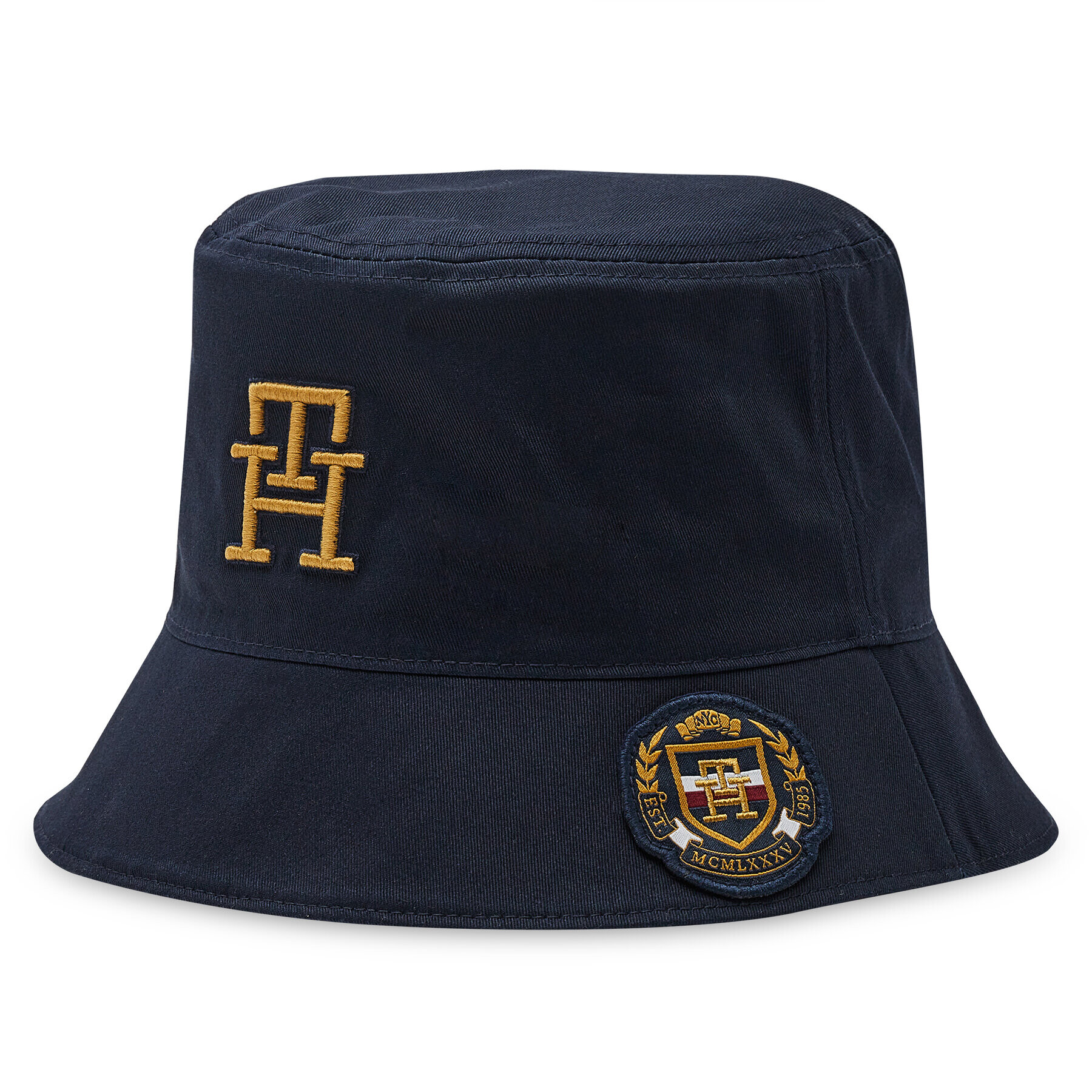 Tommy Hilfiger Kalap Th New Prep Badge Bucket AM0AM10779 Sötétkék - Pepit.hu