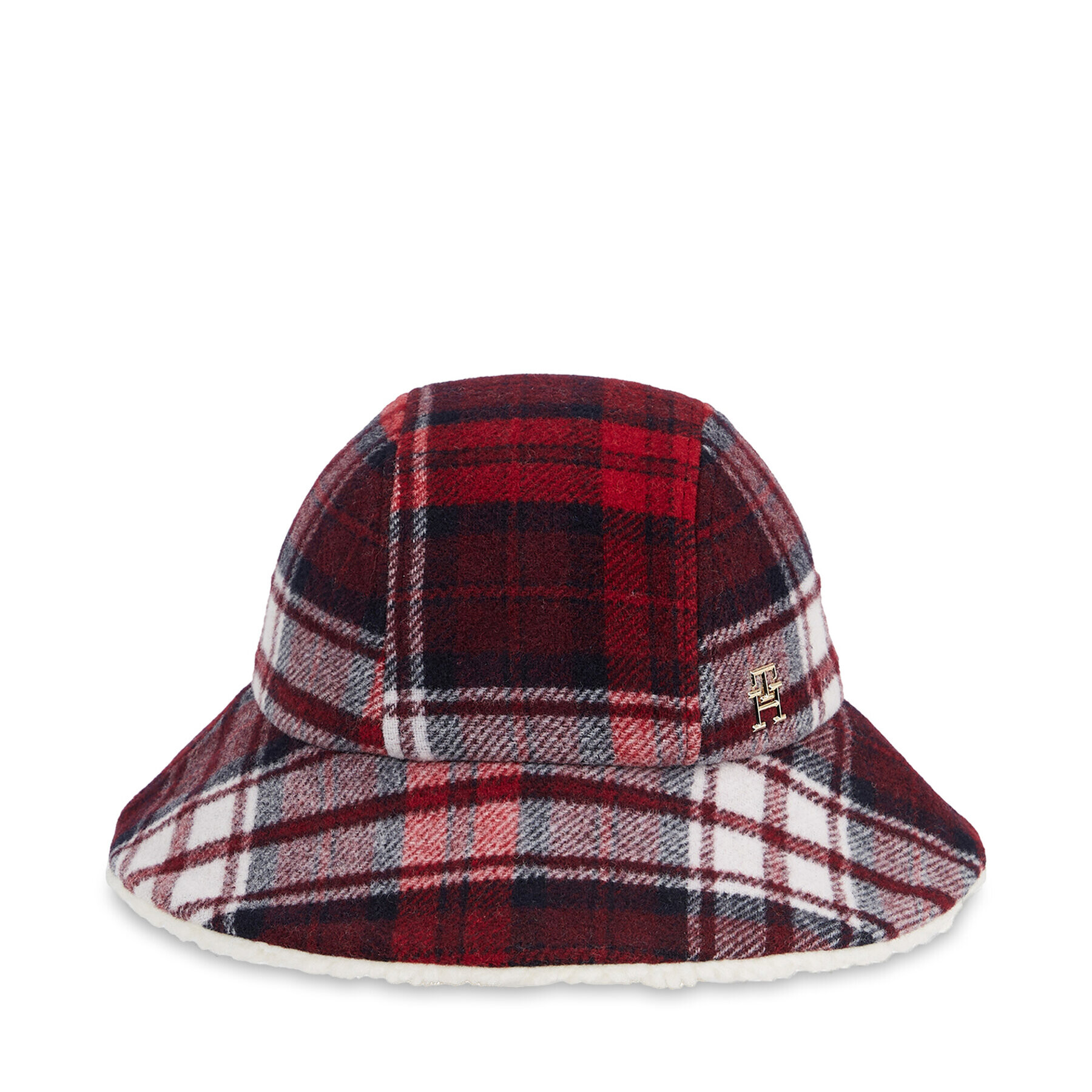 Tommy Hilfiger Kalap Tommy Check Bucket Hat AW0AW15313 Sötétkék - Pepit.hu