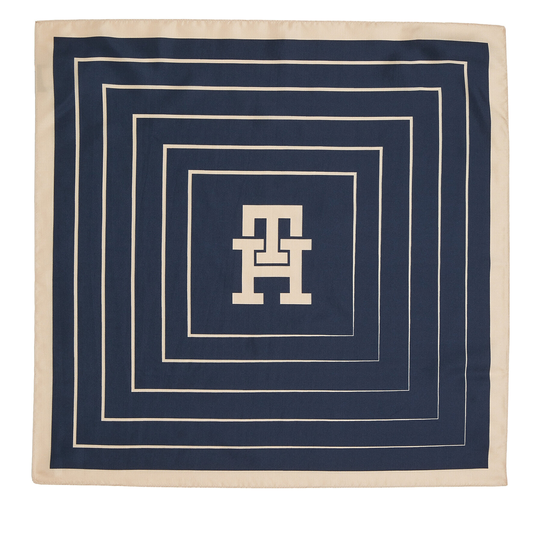 Tommy Hilfiger Kendő Monogram All Over Silk & Box AW0AW15807 Sötétkék - Pepit.hu