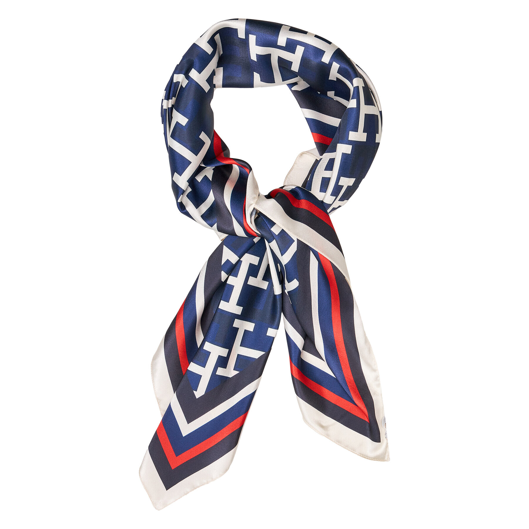 Tommy Hilfiger Kendő Monogram AW0AW15058 Sötétkék - Pepit.hu