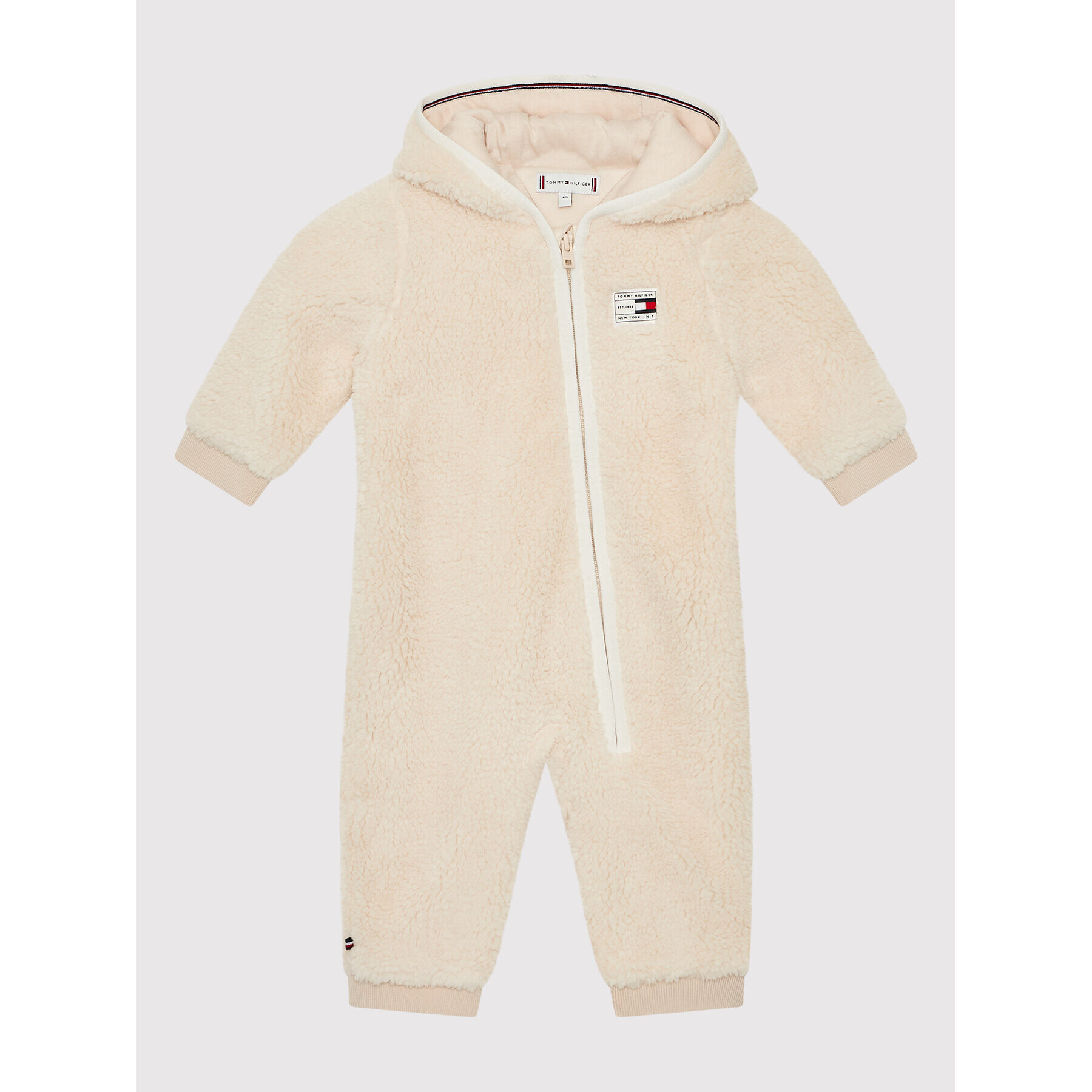 Tommy Hilfiger Kezeslábas Baby Sherpa KN0KN01499 Bézs Regular Fit - Pepit.hu