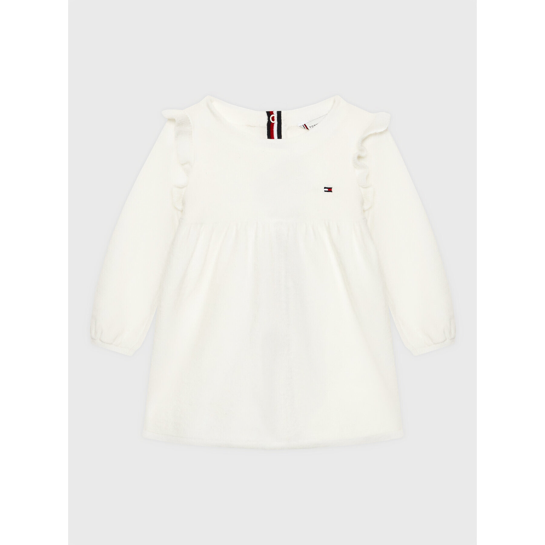 Tommy Hilfiger Kötött ruha Baby KN0KN01592 Fehér Regular Fit - Pepit.hu