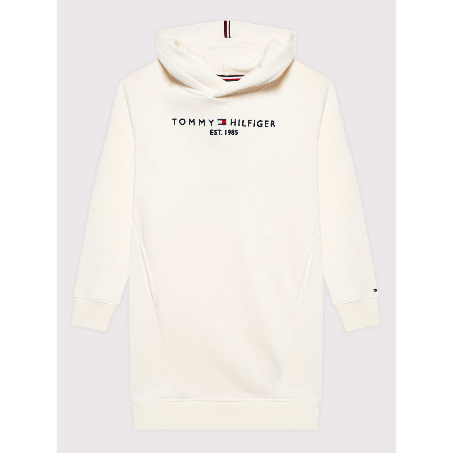 Tommy Hilfiger Kötött ruha Essential KG0KG06695 D Fehér Regular Fit - Pepit.hu