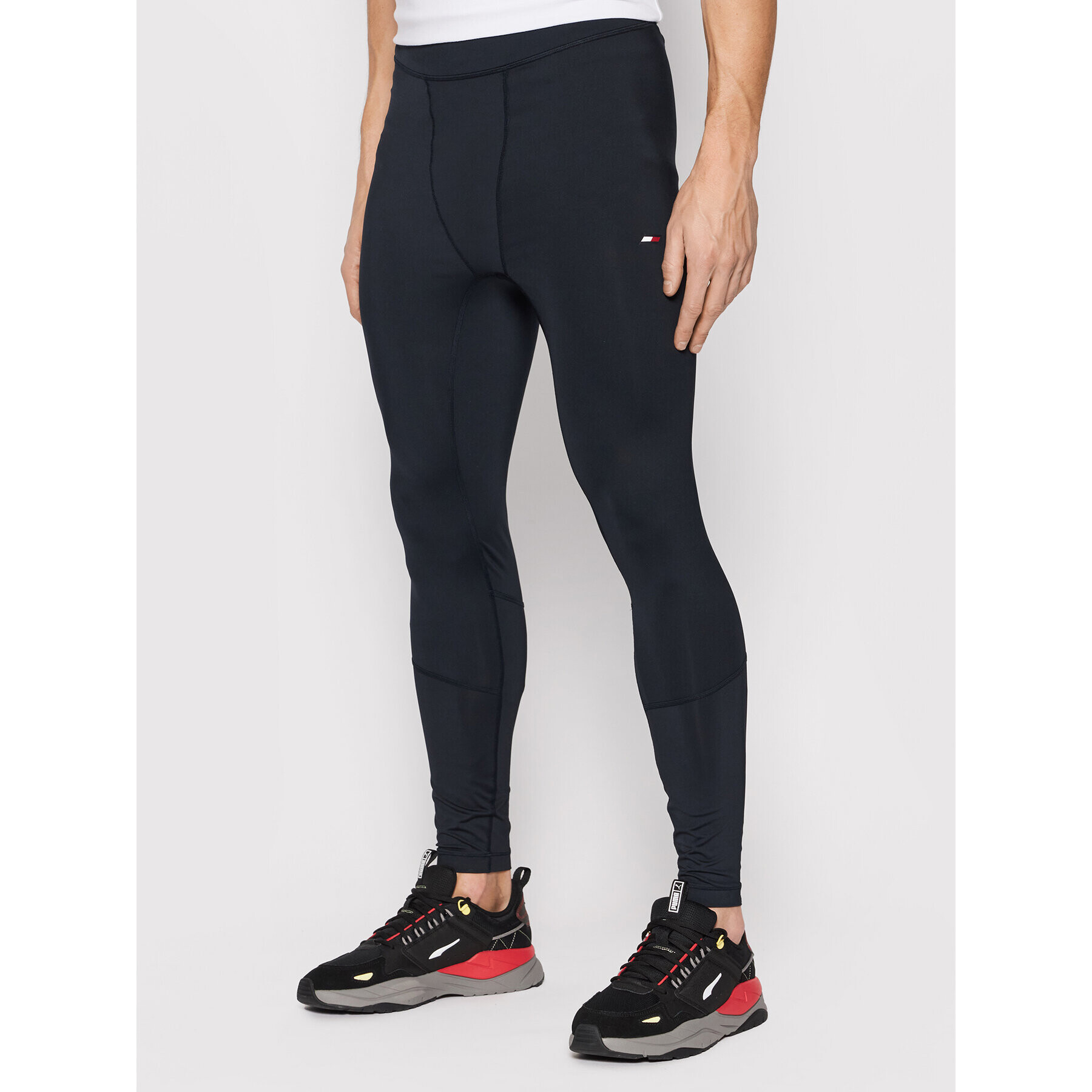 Tommy Hilfiger Leggings Essential Logo MW0MW21279 Sötétkék Slim Fit - Pepit.hu