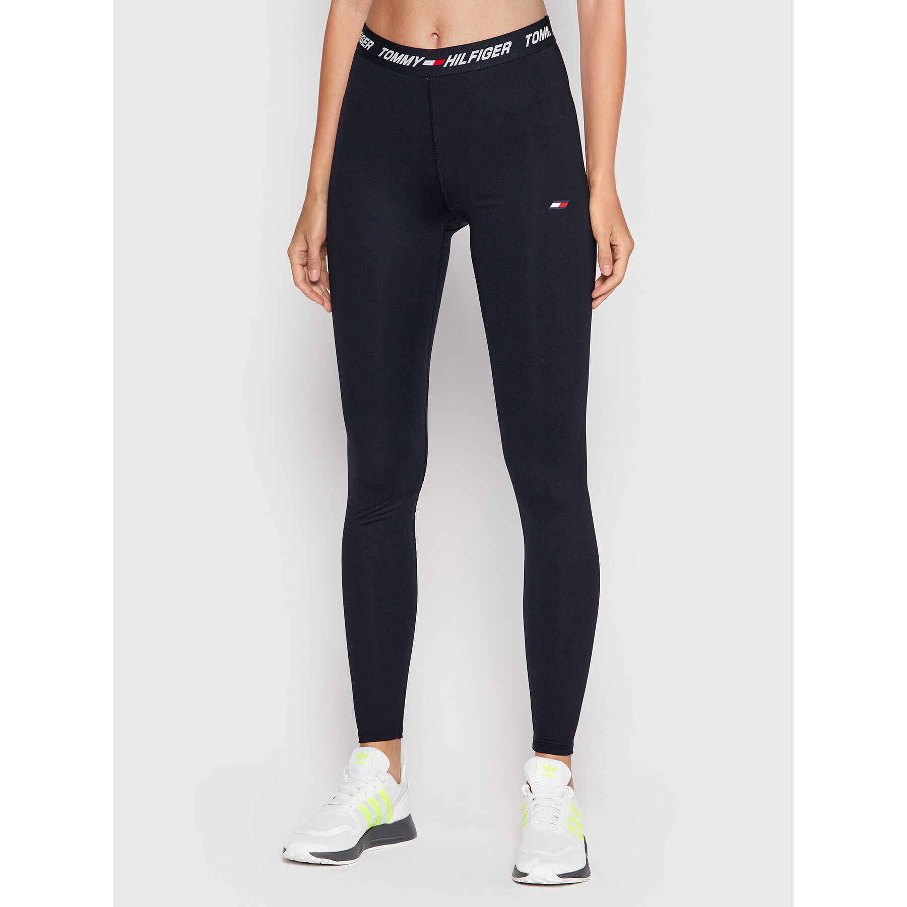 Tommy Hilfiger Leggings S10S101117 Sötétkék Slim Fit - Pepit.hu