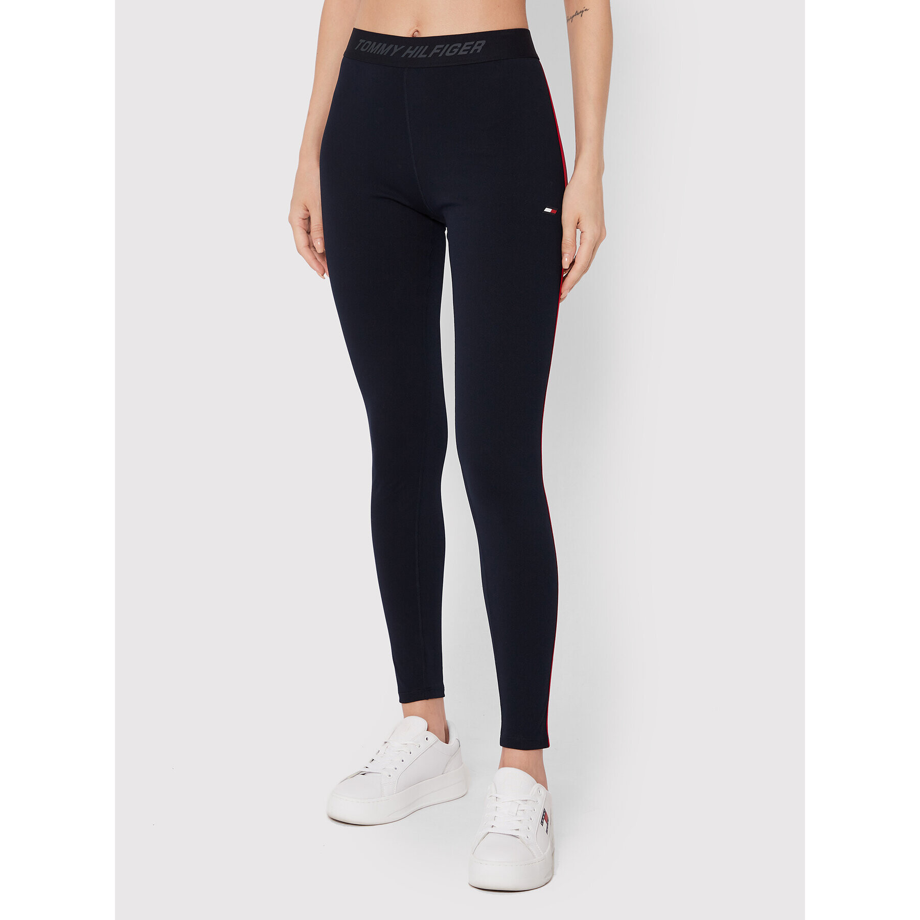 Tommy Hilfiger Leggings S10S101364 Sötétkék Slim Fit - Pepit.hu