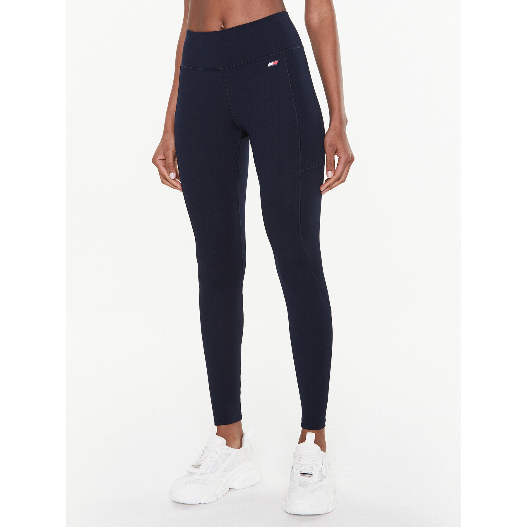 Tommy Hilfiger Leggings S10S101501 Sötétkék Slim Fit - Pepit.hu