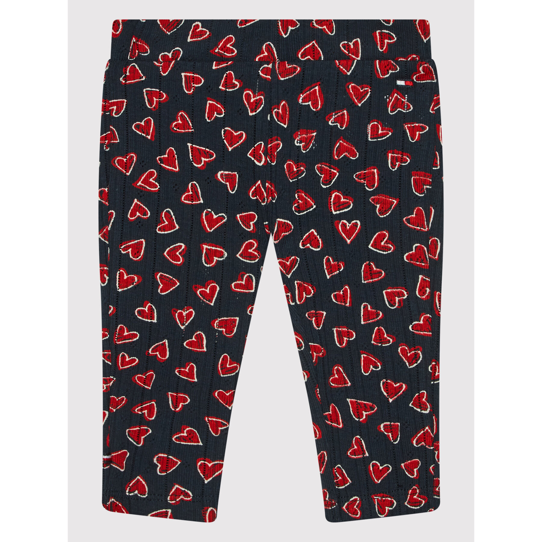 Tommy Hilfiger Leggings Valentines Day KN0KN01491 Sötétkék Slim Fit - Pepit.hu