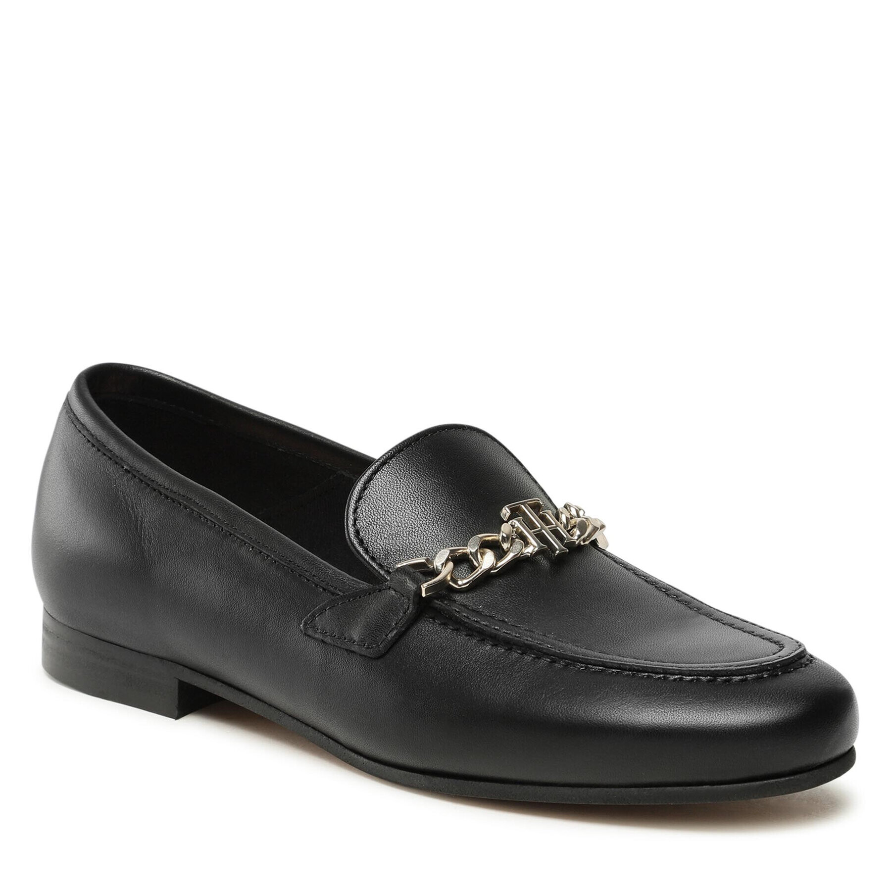 Tommy Hilfiger Lords Elevated Th Chain Loafer FW0FW06548 Fekete - Pepit.hu