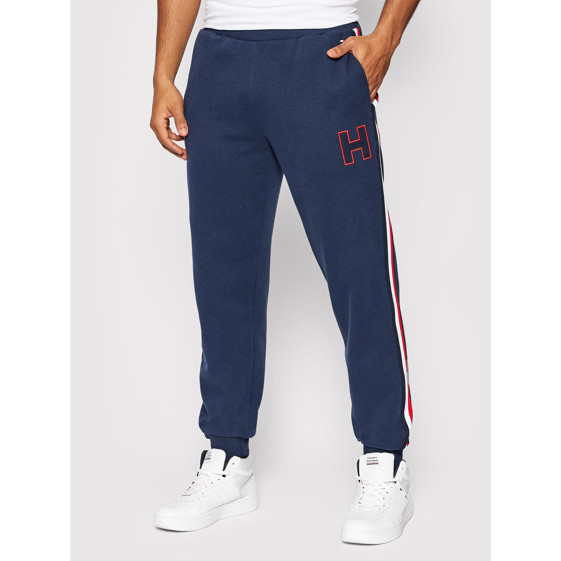 Tommy Hilfiger Melegítő alsó Hwk UM0UM02353 Sötétkék Regular Fit - Pepit.hu