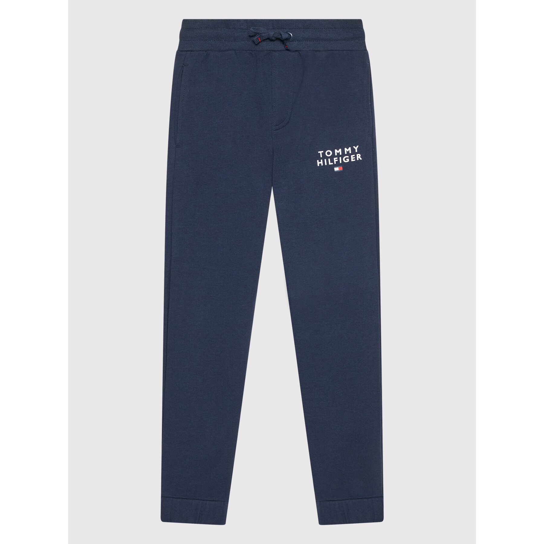 Tommy Hilfiger Melegítő alsó Tommy Flag KB0KB06911 D Sötétkék Regular Fit - Pepit.hu