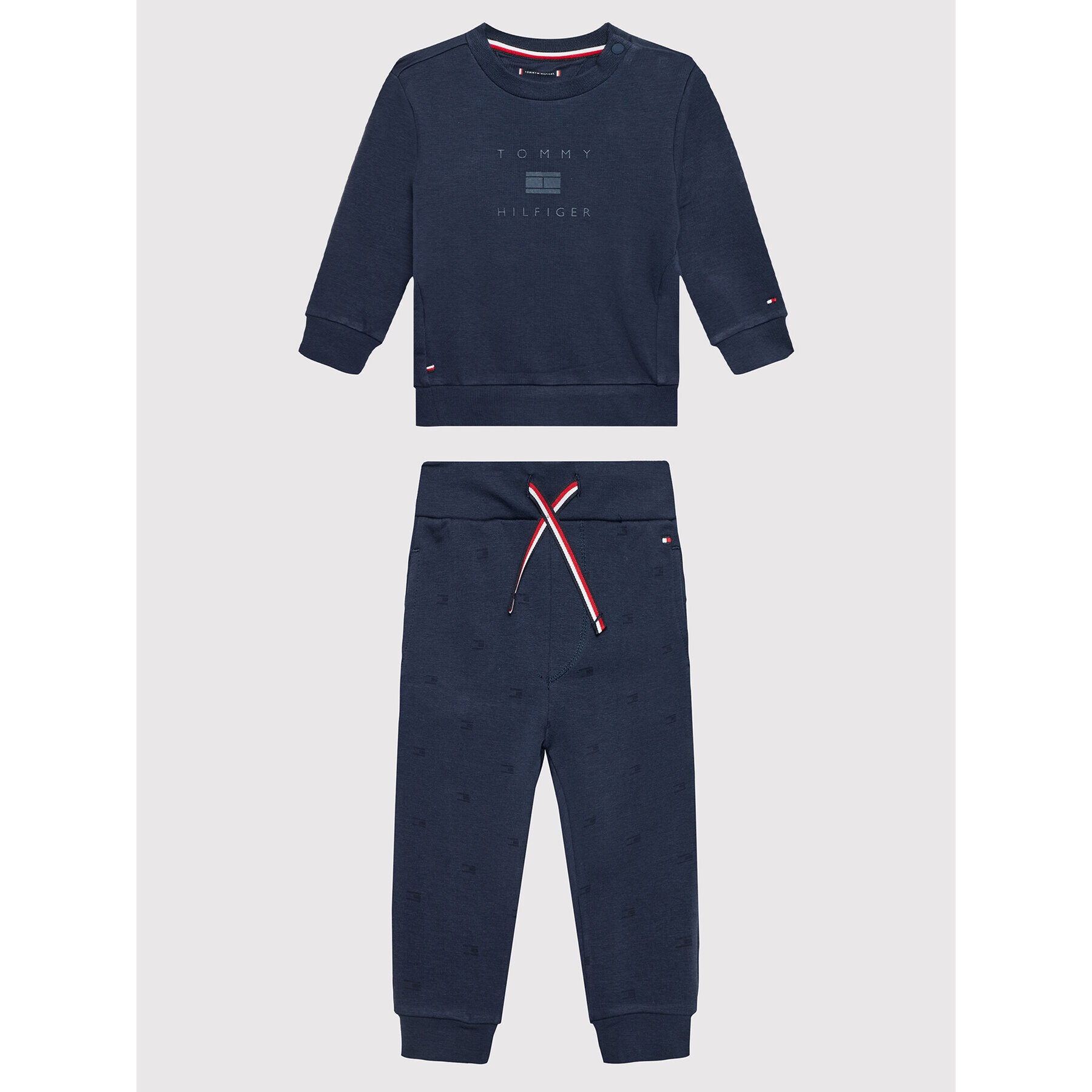 Tommy Hilfiger Melegítő Baby Logo KN0KN01417 Sötétkék Regular Fit - Pepit.hu