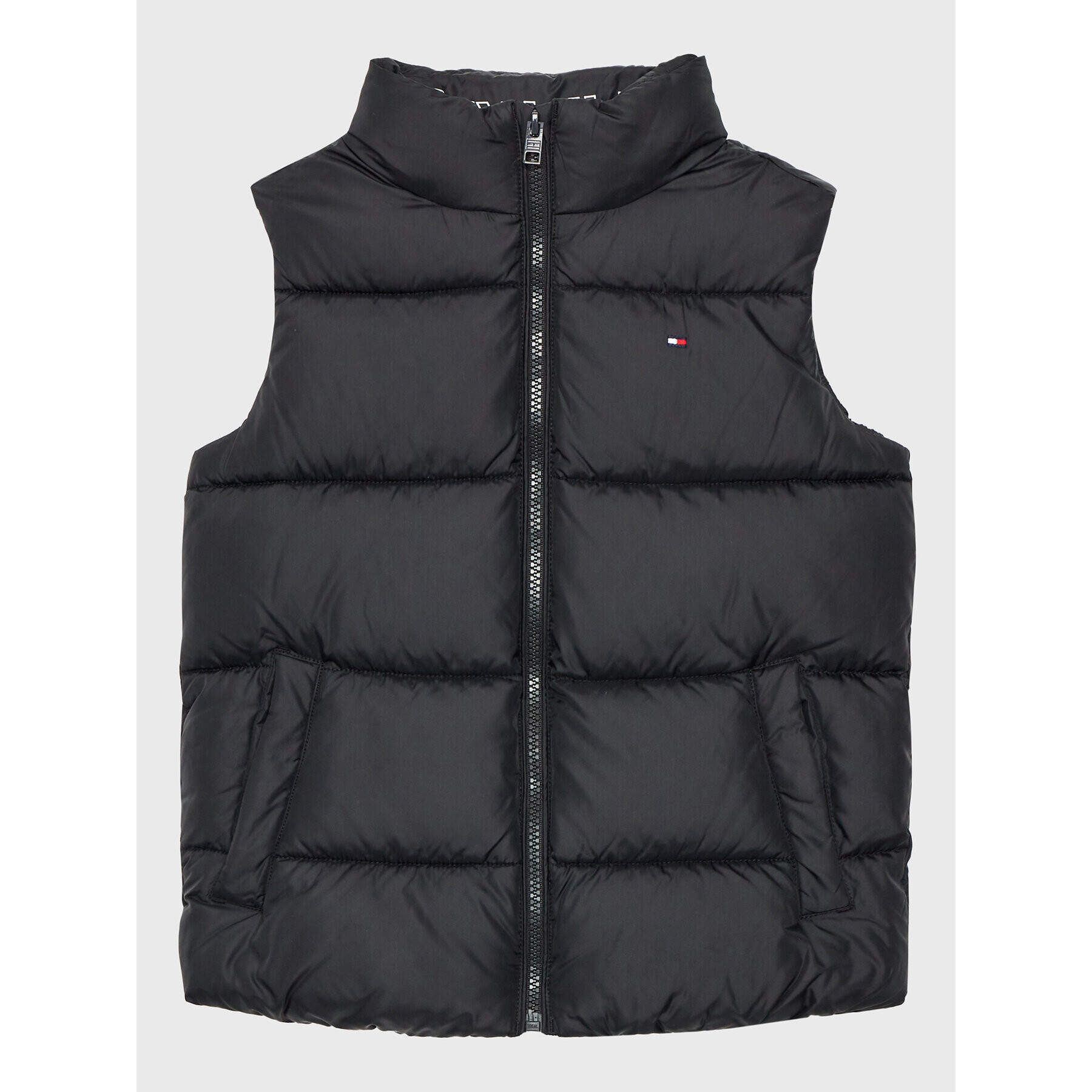 Tommy Hilfiger Mellény Essential KB0KB07811 M Fekete Regular Fit - Pepit.hu