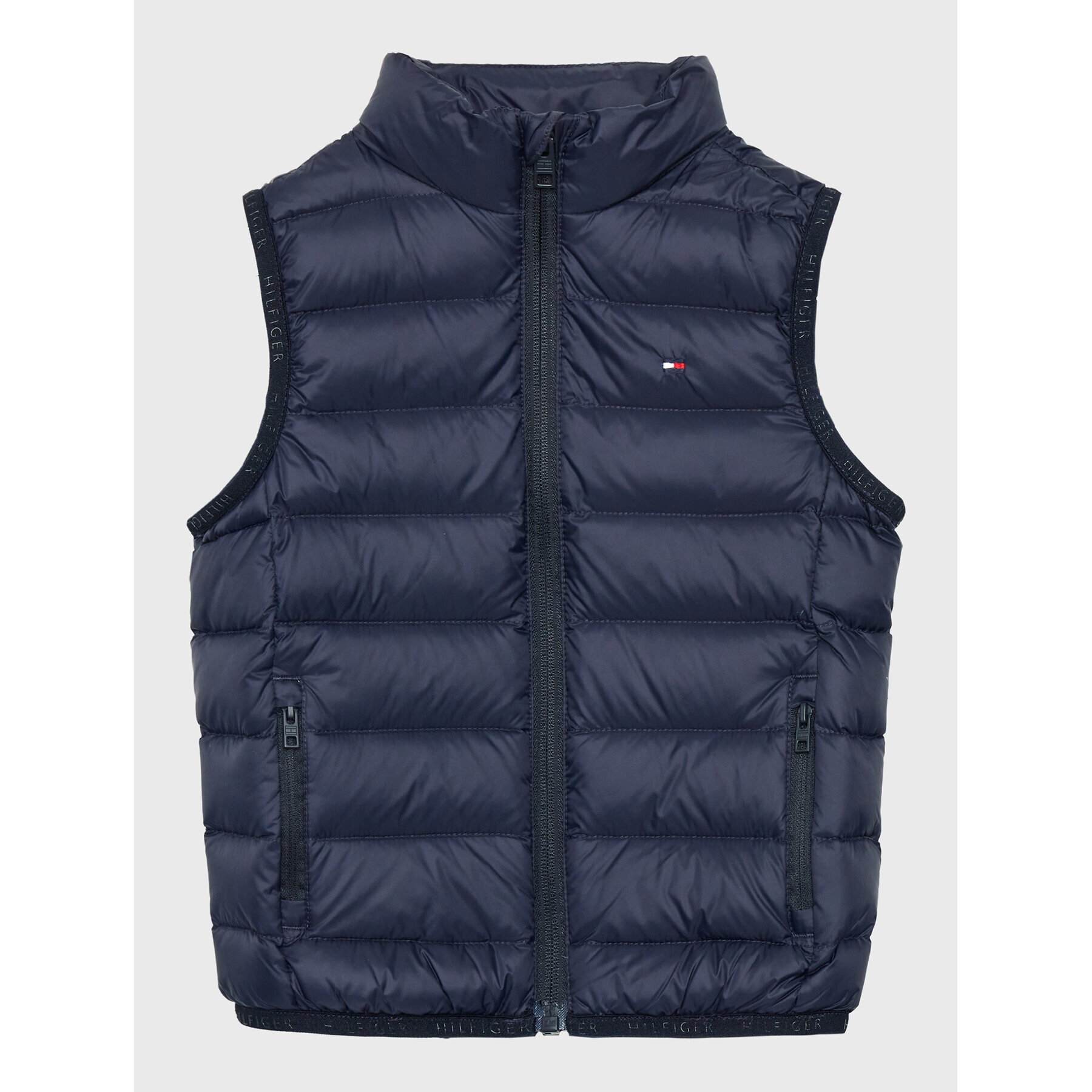 Tommy Hilfiger Mellény Essential KS0KS00365 M Sötétkék Regular Fit - Pepit.hu