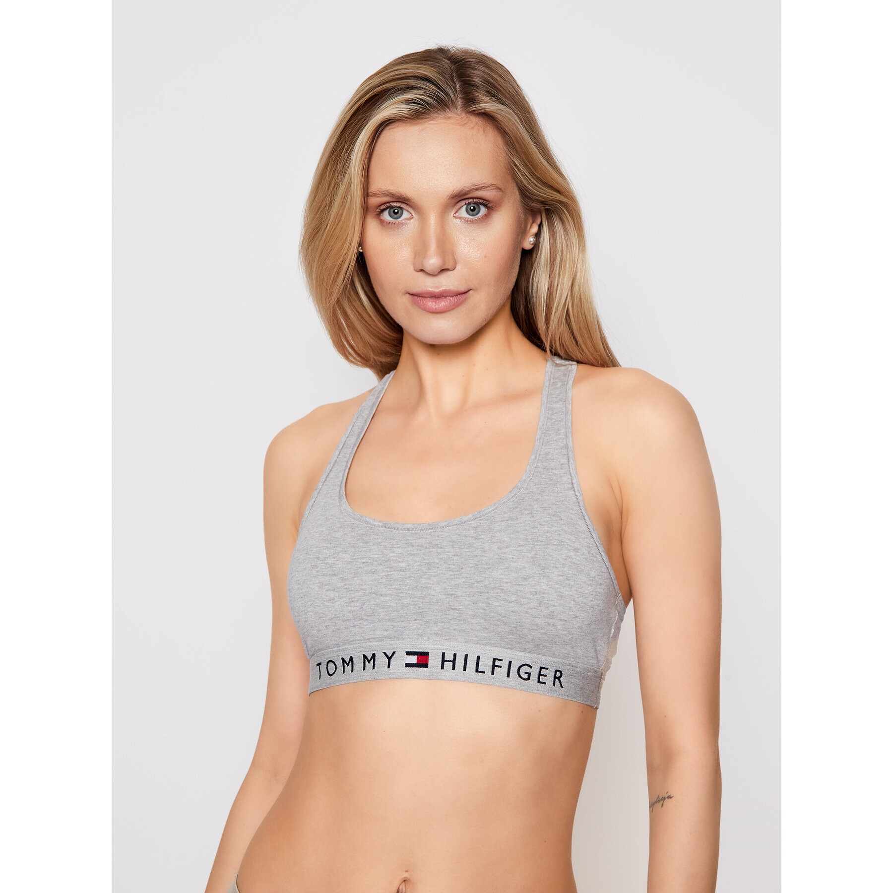 Tommy Hilfiger Melltartó felső Bralette UW0UW02037 Szürke - Pepit.hu