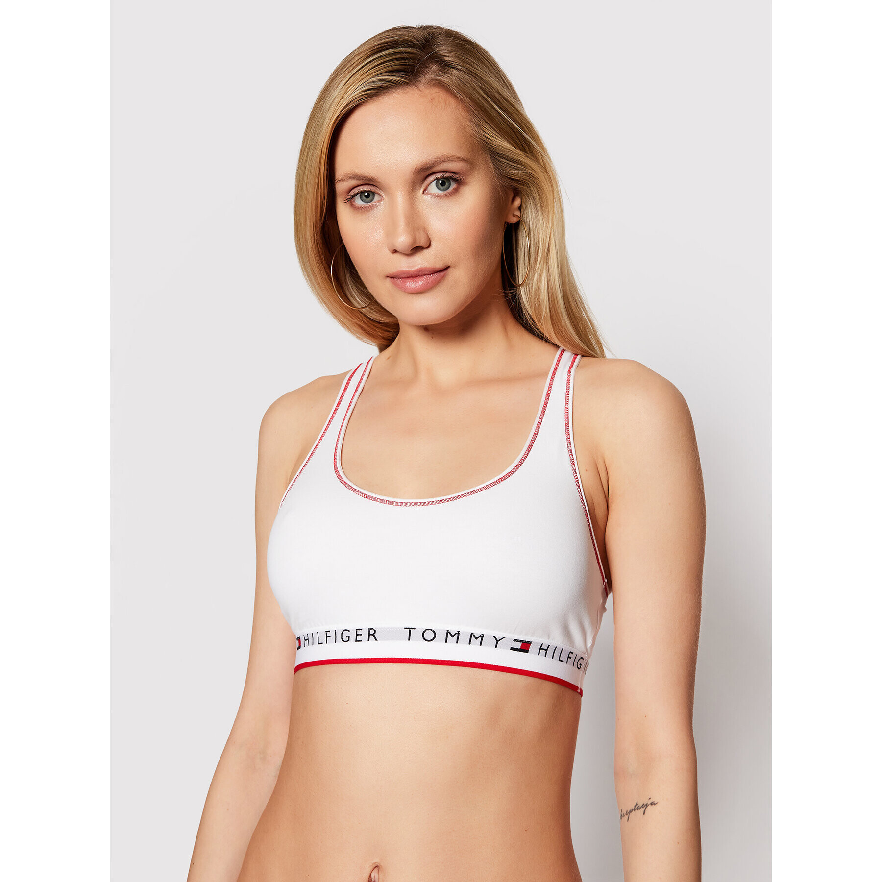 Tommy Hilfiger Melltartó felső Bralette UW0UW02743 Fehér - Pepit.hu