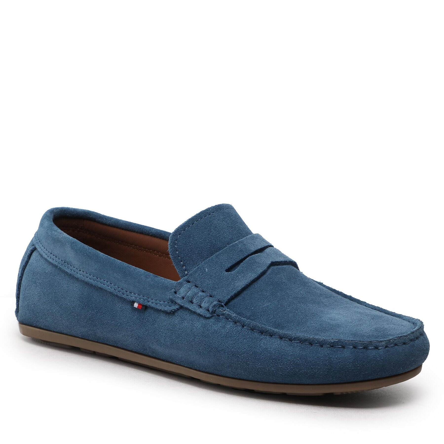 Tommy Hilfiger Mokaszin Casual Hilfiger Suede Driver FM0FM04271 Kék - Pepit.hu