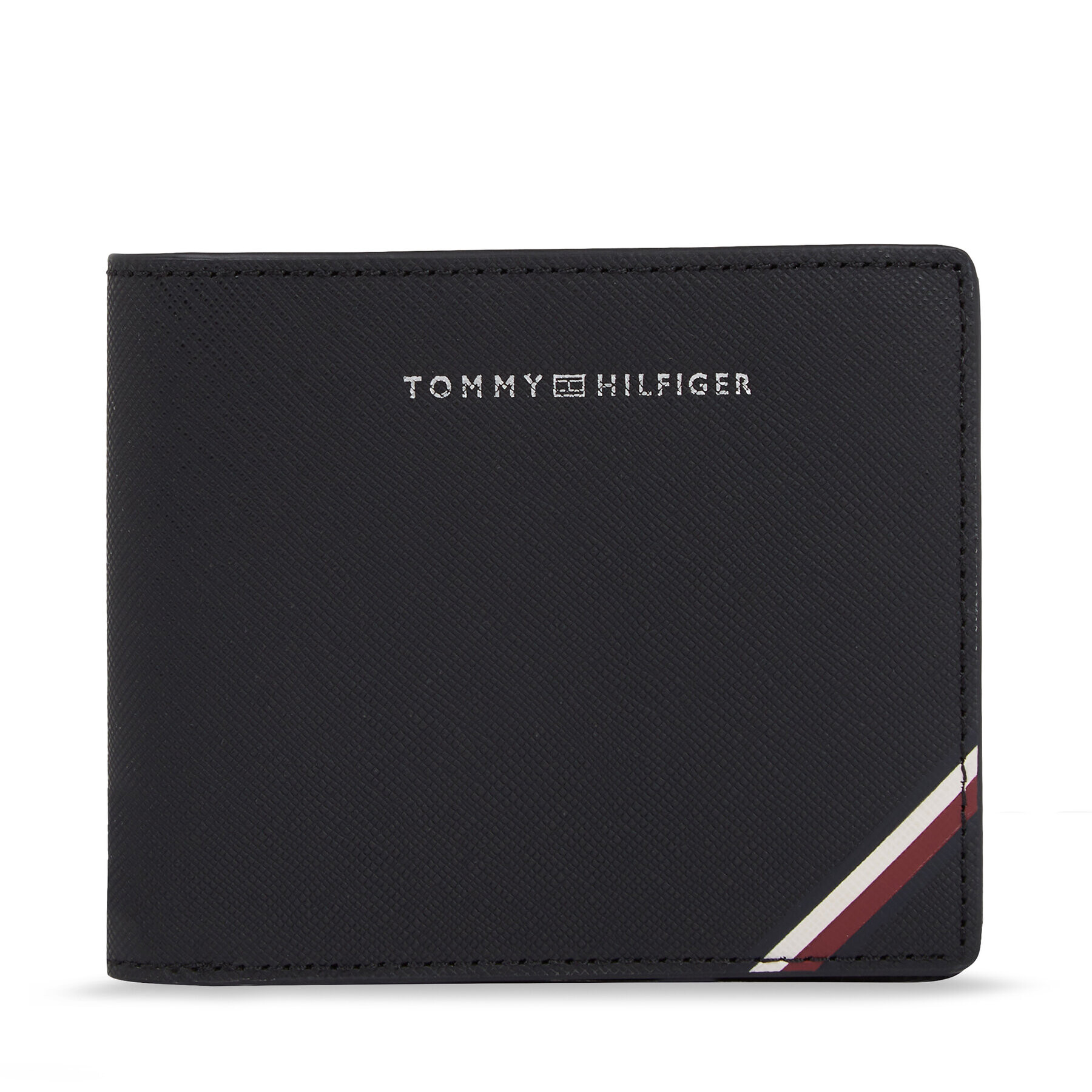 Tommy Hilfiger Nagyméretű férfi pénztárca Th Central Cc And Coin AM0AM11589 Fekete - Pepit.hu