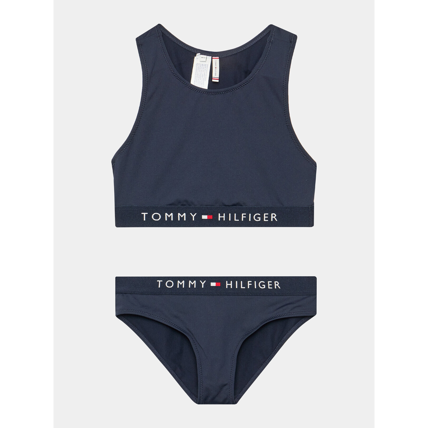 Tommy Hilfiger Női fürdőruha Crop Top Set UG0UG00661 Sötétkék - Pepit.hu