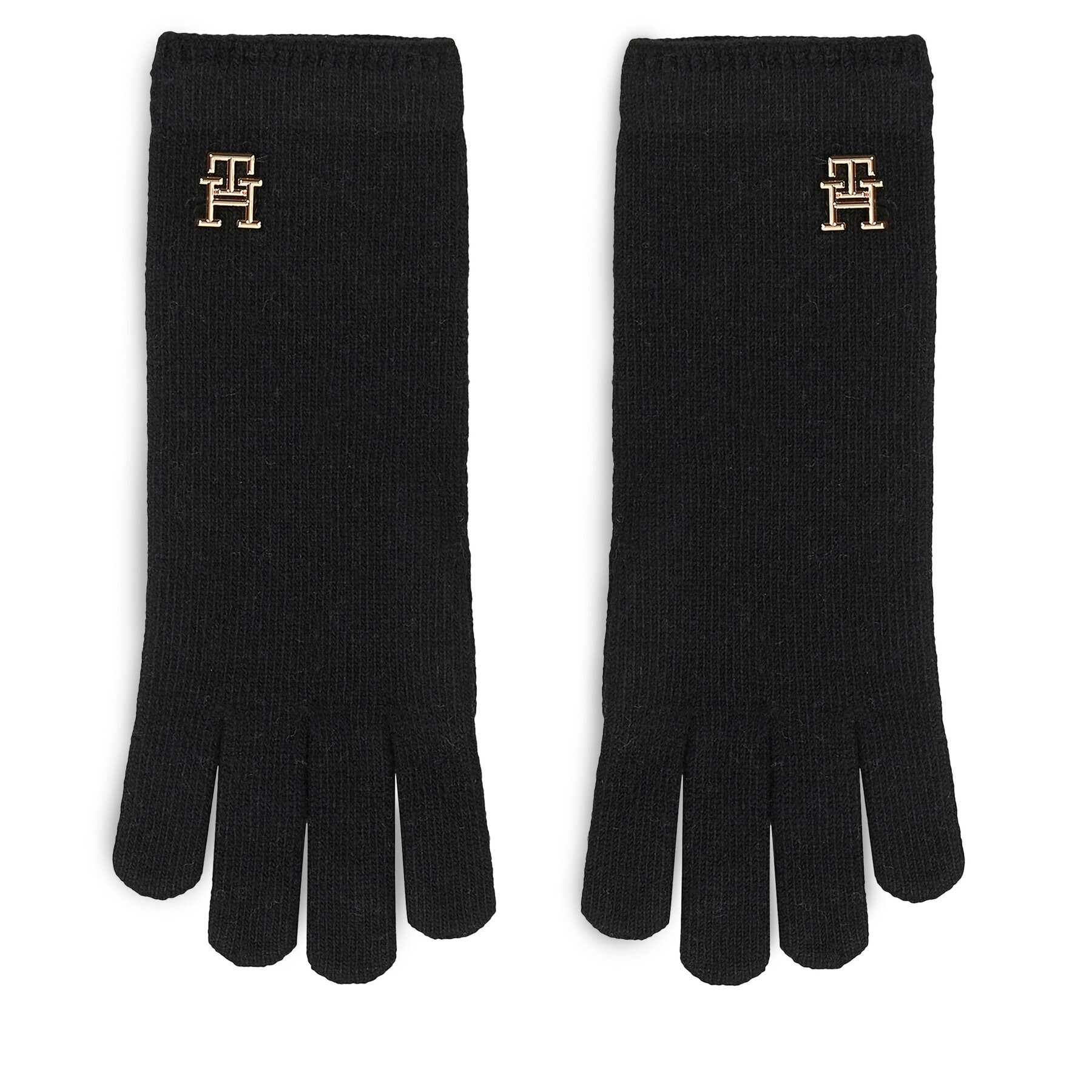 Tommy Hilfiger Női kesztyű Limitless Chic Wool Gloves AW0AW15359 Fekete - Pepit.hu