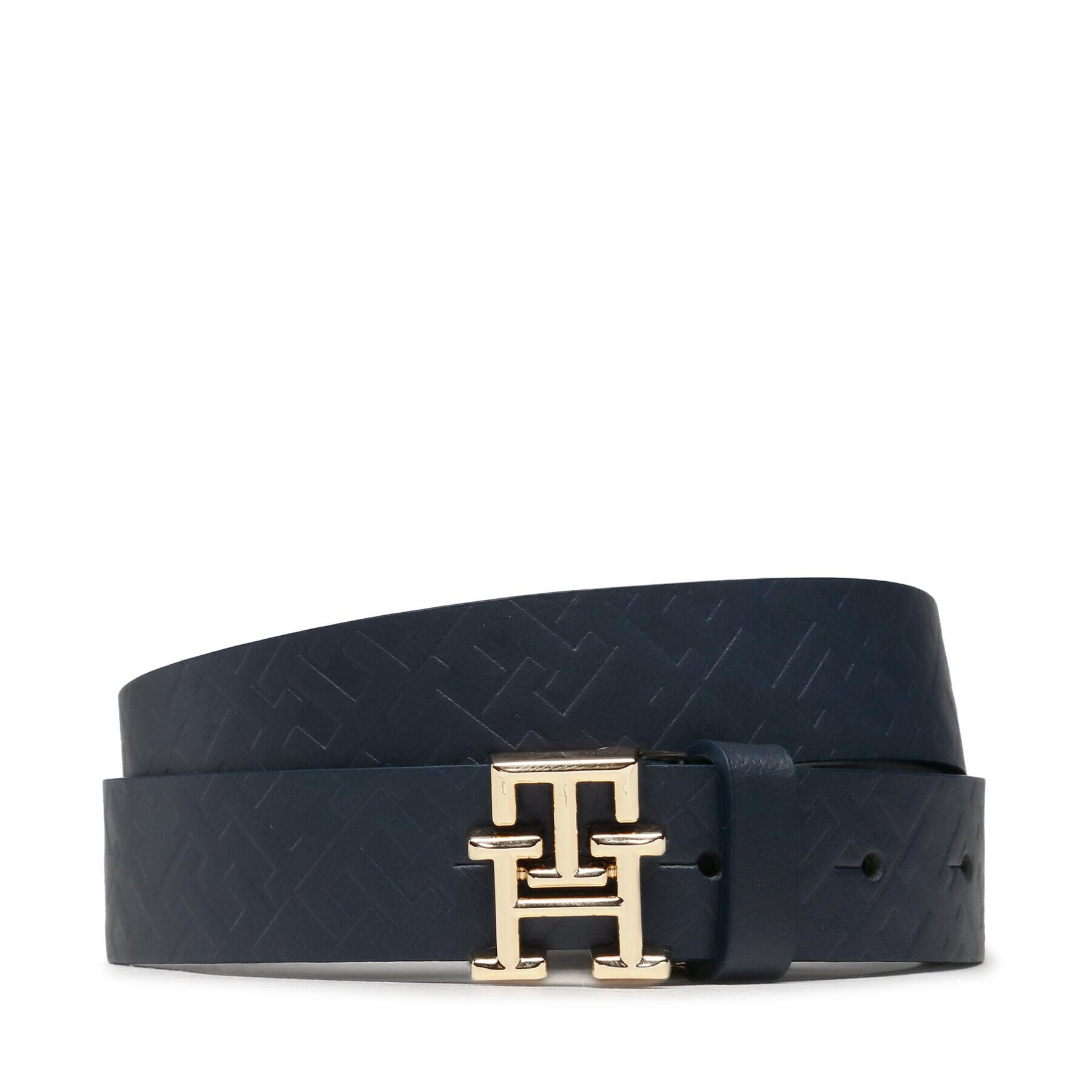 Tommy Hilfiger Női öv Th Logo Mono 2.5 AW0AW14622 Sötétkék - Pepit.hu