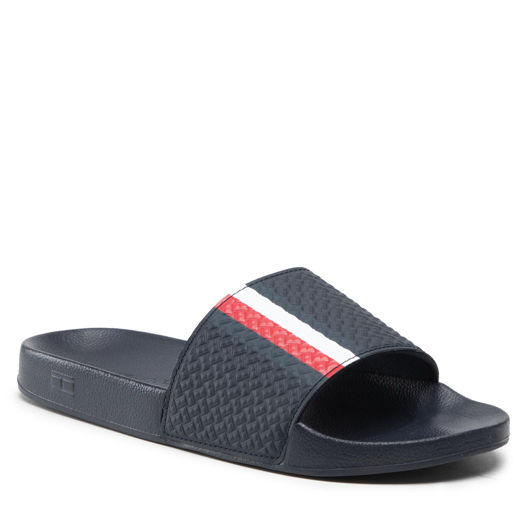 Tommy Hilfiger Papucs Corpoate Monogram Pool Slide FM0FM03975 Sötétkék - Pepit.hu