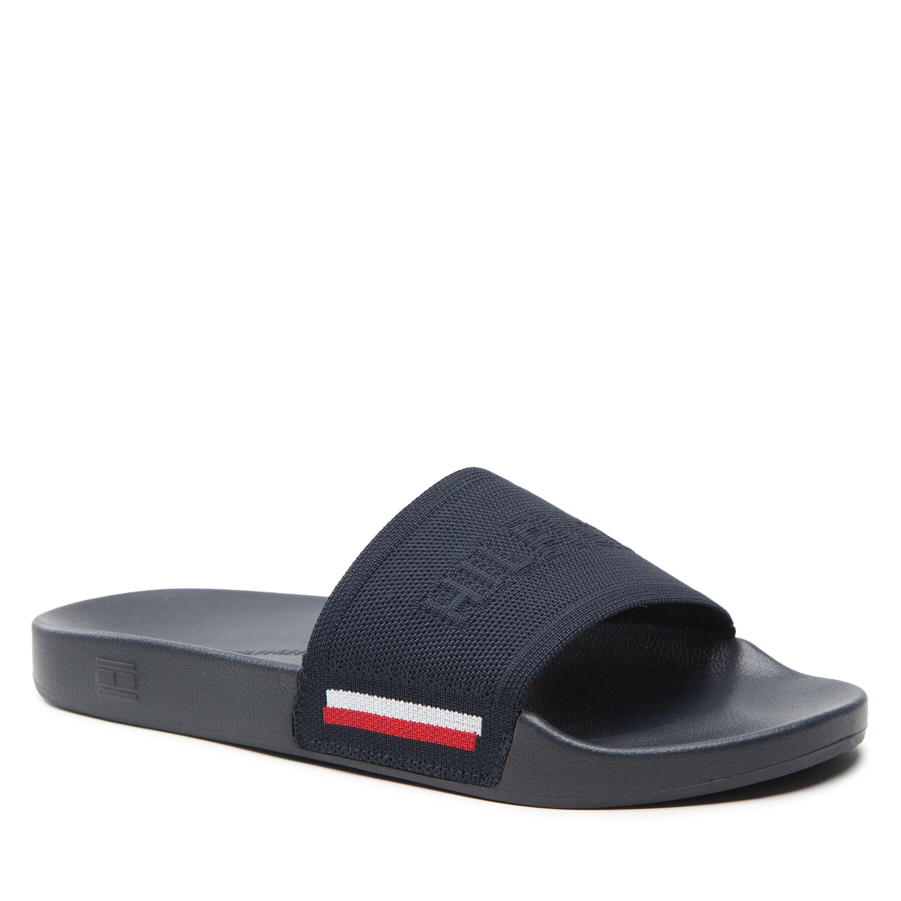 Tommy Hilfiger Papucs Corporate Knitted Beach Sandal FM0FM04062 Sötétkék - Pepit.hu