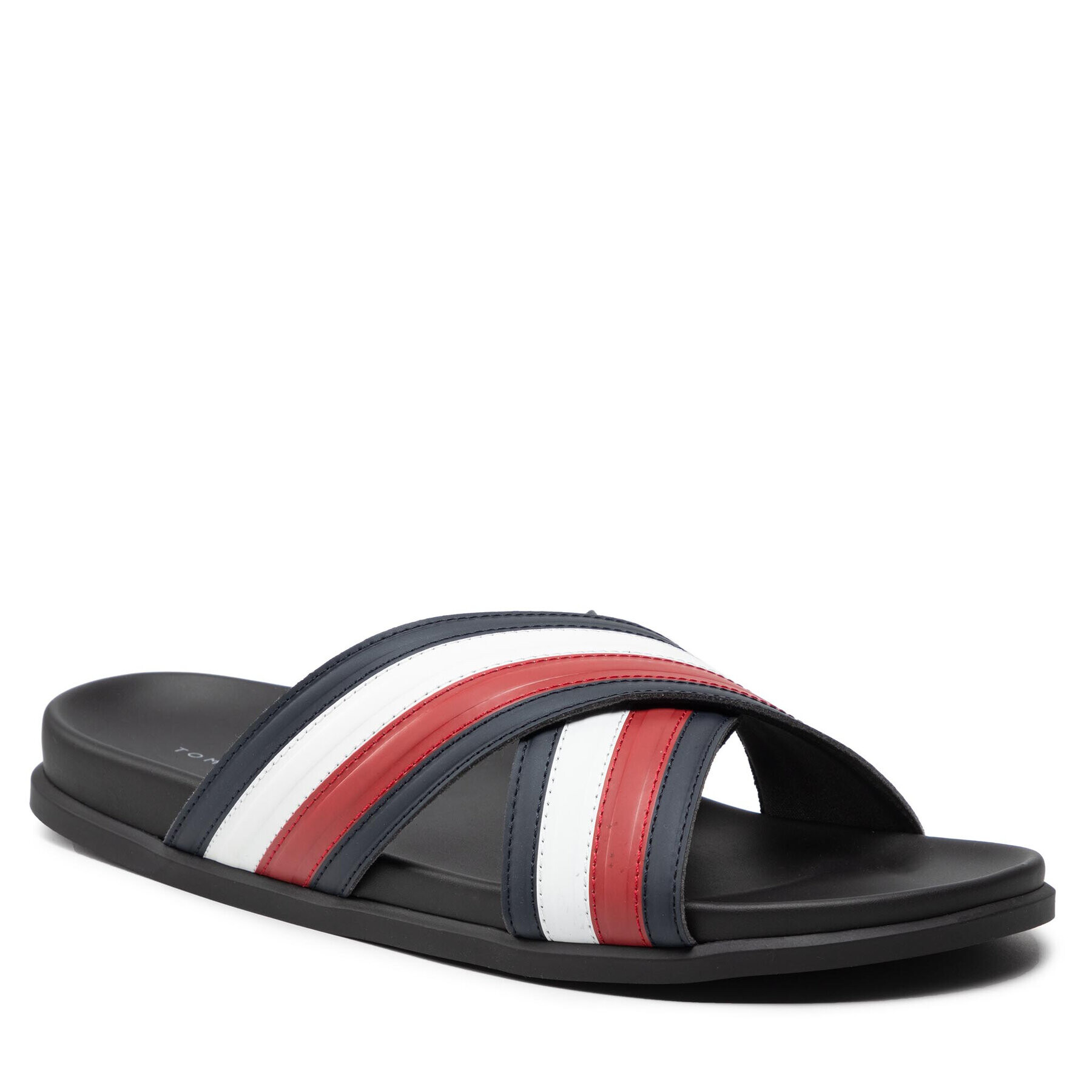 Tommy Hilfiger Papucs Elevated Corporate Sandal FM0FM03971 Sötétkék - Pepit.hu