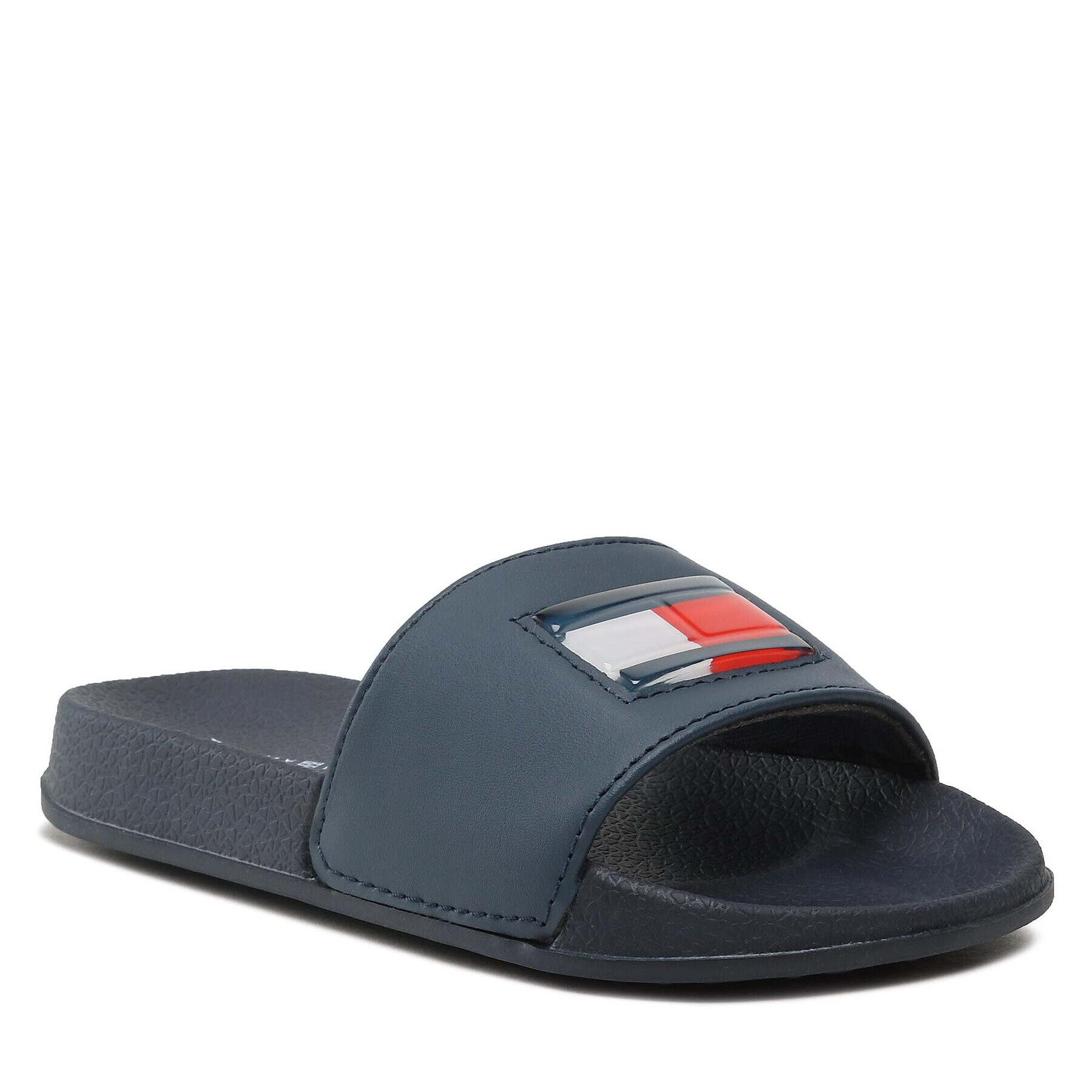 Tommy Hilfiger Papucs Flag Pool Slide T3B0-32930-1172 M Sötétkék - Pepit.hu