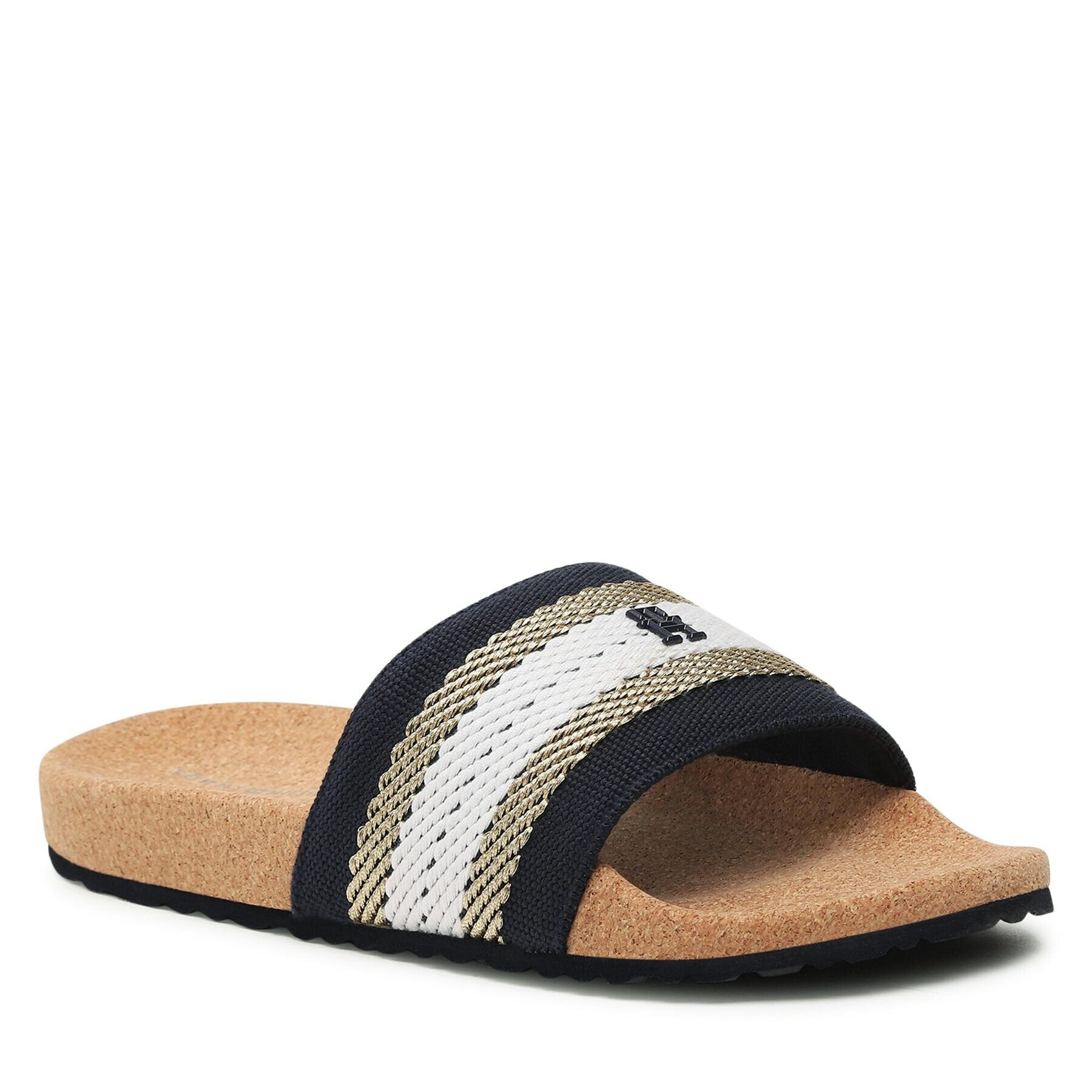 Tommy Hilfiger Papucs Fresh Webbing Slide FW0FW06983 Sötétkék - Pepit.hu