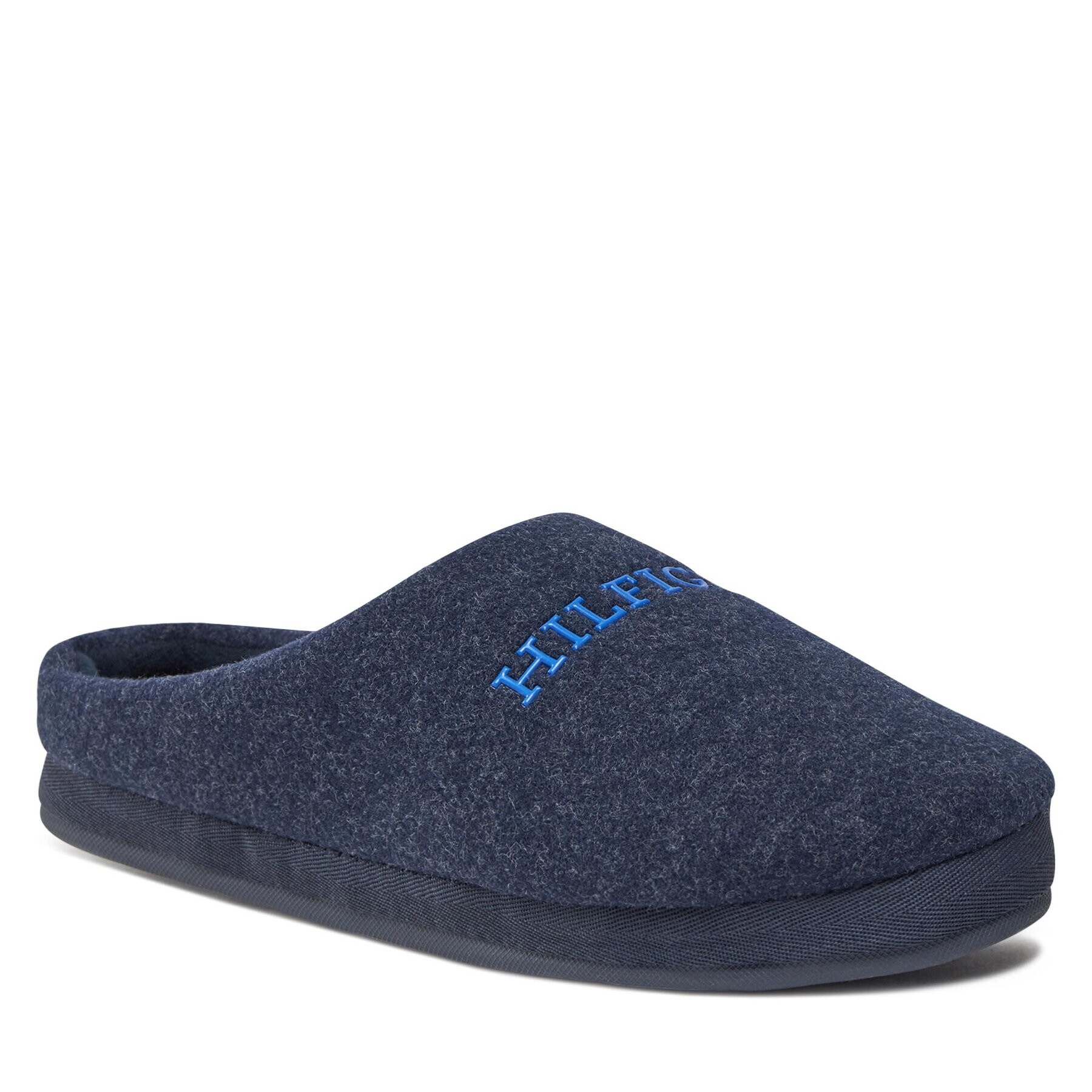 Tommy Hilfiger Papucs Hilfiger Warm Felt Homeslipper FM0FM04768 Kék - Pepit.hu