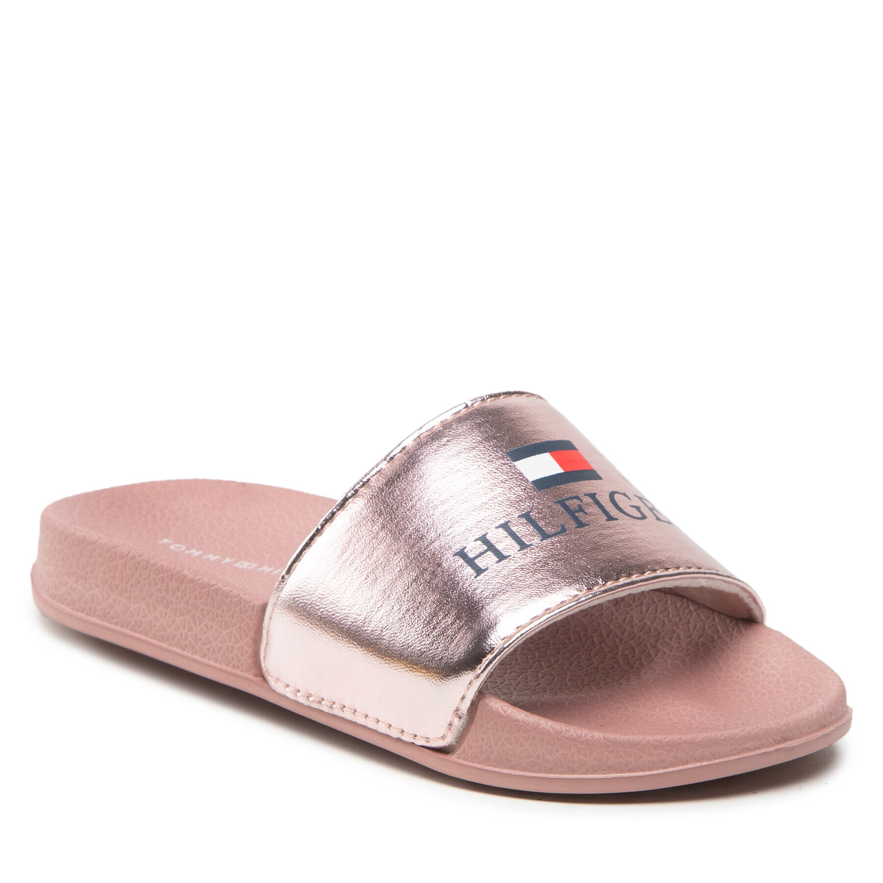 Tommy Hilfiger Papucs Logo Print Pool Slide T3A0-32442-1367 M Rózsaszín - Pepit.hu