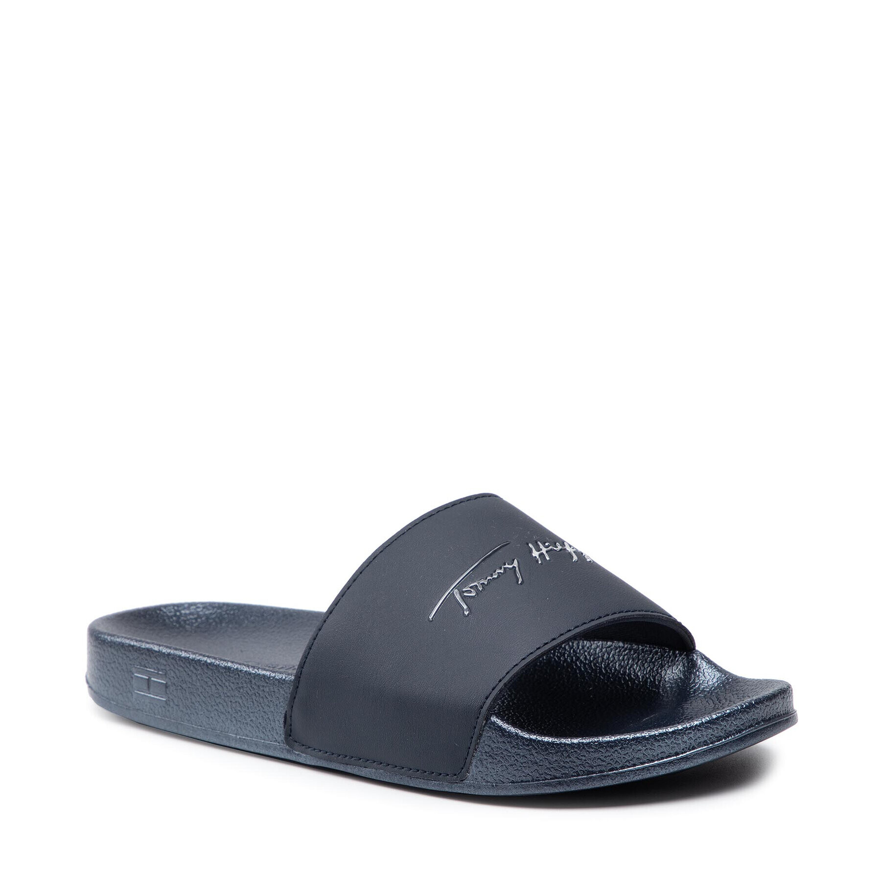 Tommy Hilfiger Papucs Metallic Pool Slide FW0FW05760 Sötétkék - Pepit.hu