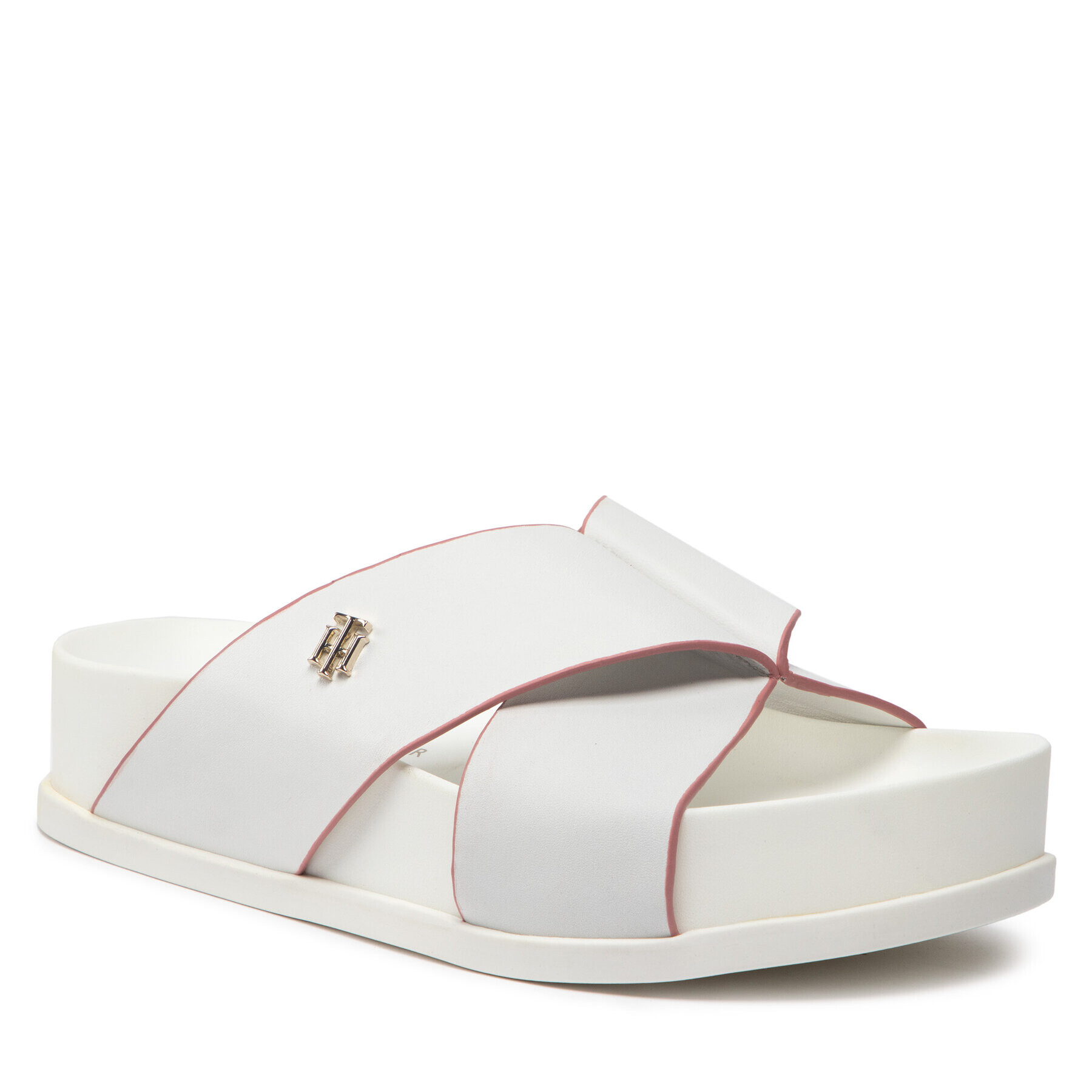 Tommy Hilfiger Papucs Modern Th Flatform Sandal FW0FW06294 Fehér - Pepit.hu