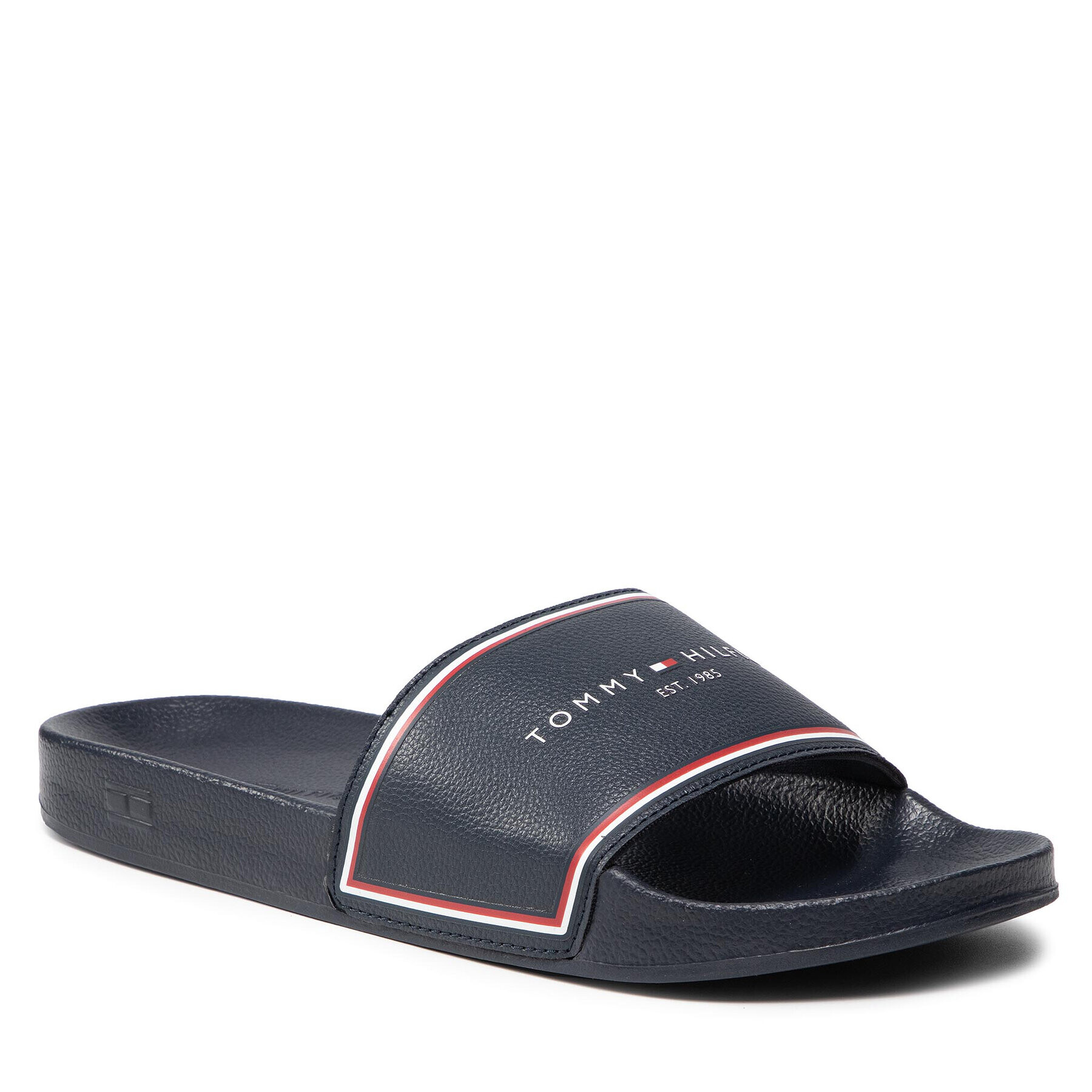 Tommy Hilfiger Papucs Rwb Raised Pool Slide FM0FM03793 Sötétkék - Pepit.hu