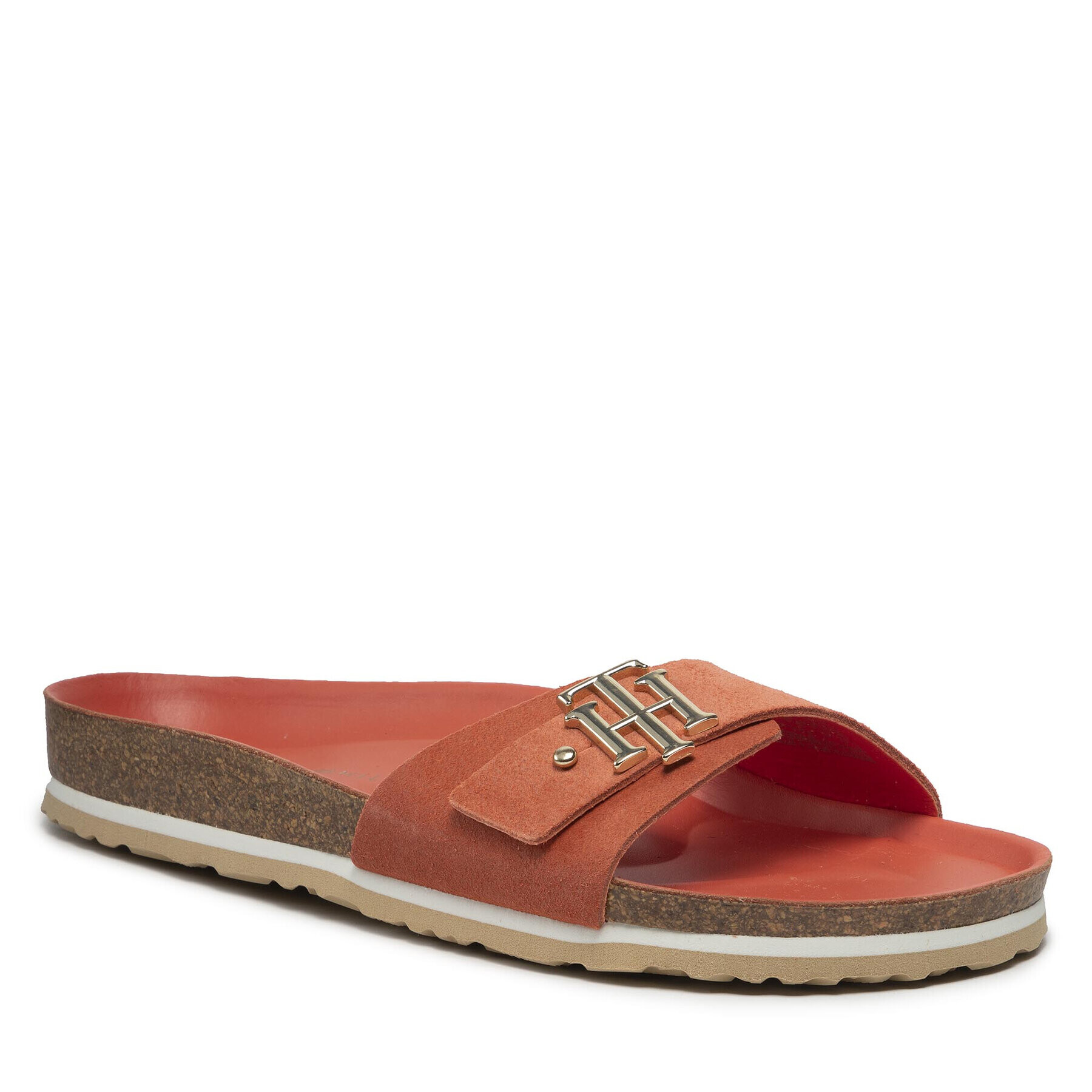 Tommy Hilfiger Papucs Th Molded Footbed Flat Sandal FW0FW06244 Narancssárga - Pepit.hu