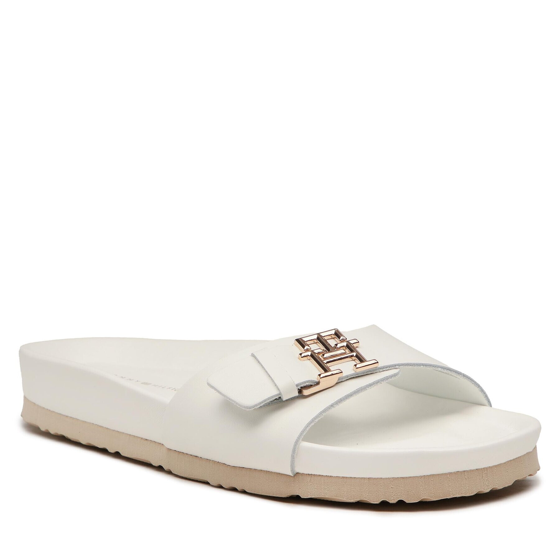 Tommy Hilfiger Papucs Th Mule Sandal FW0FW07134 Fehér - Pepit.hu