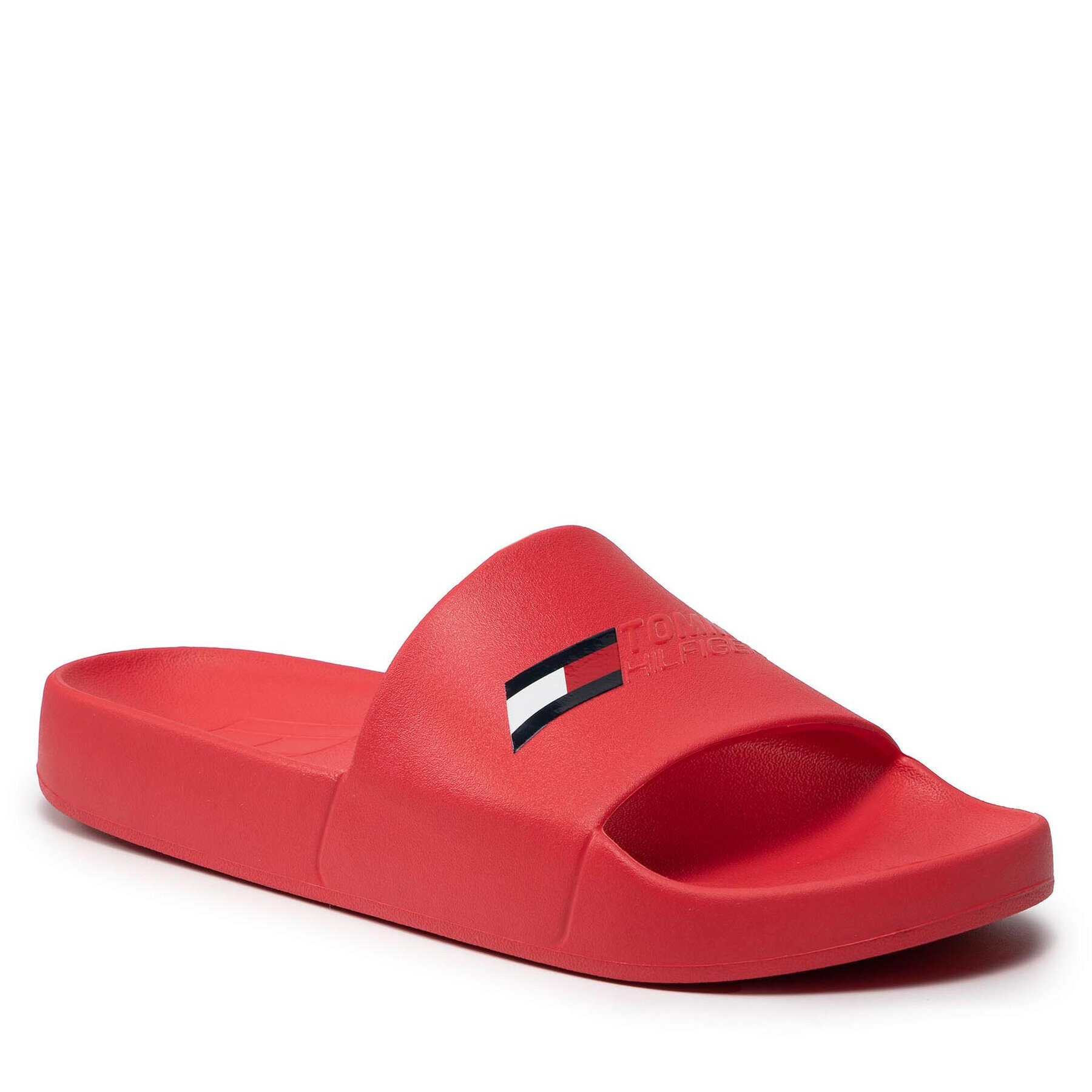 Tommy Hilfiger Papucs Ts Pool Silde 3 FD0FD00014 Piros - Pepit.hu