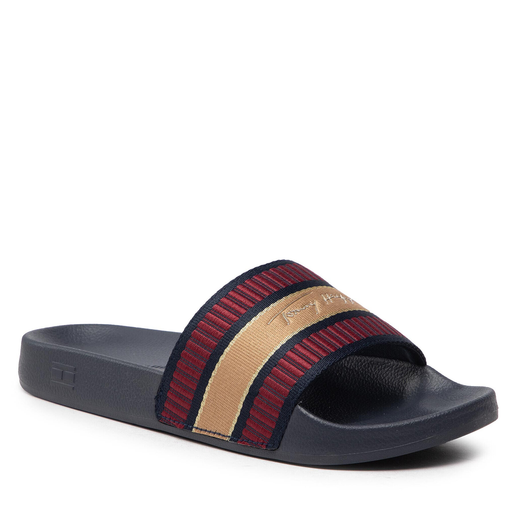 Tommy Hilfiger Papucs Webbing Signature Slide FW0FW06720 Színes - Pepit.hu