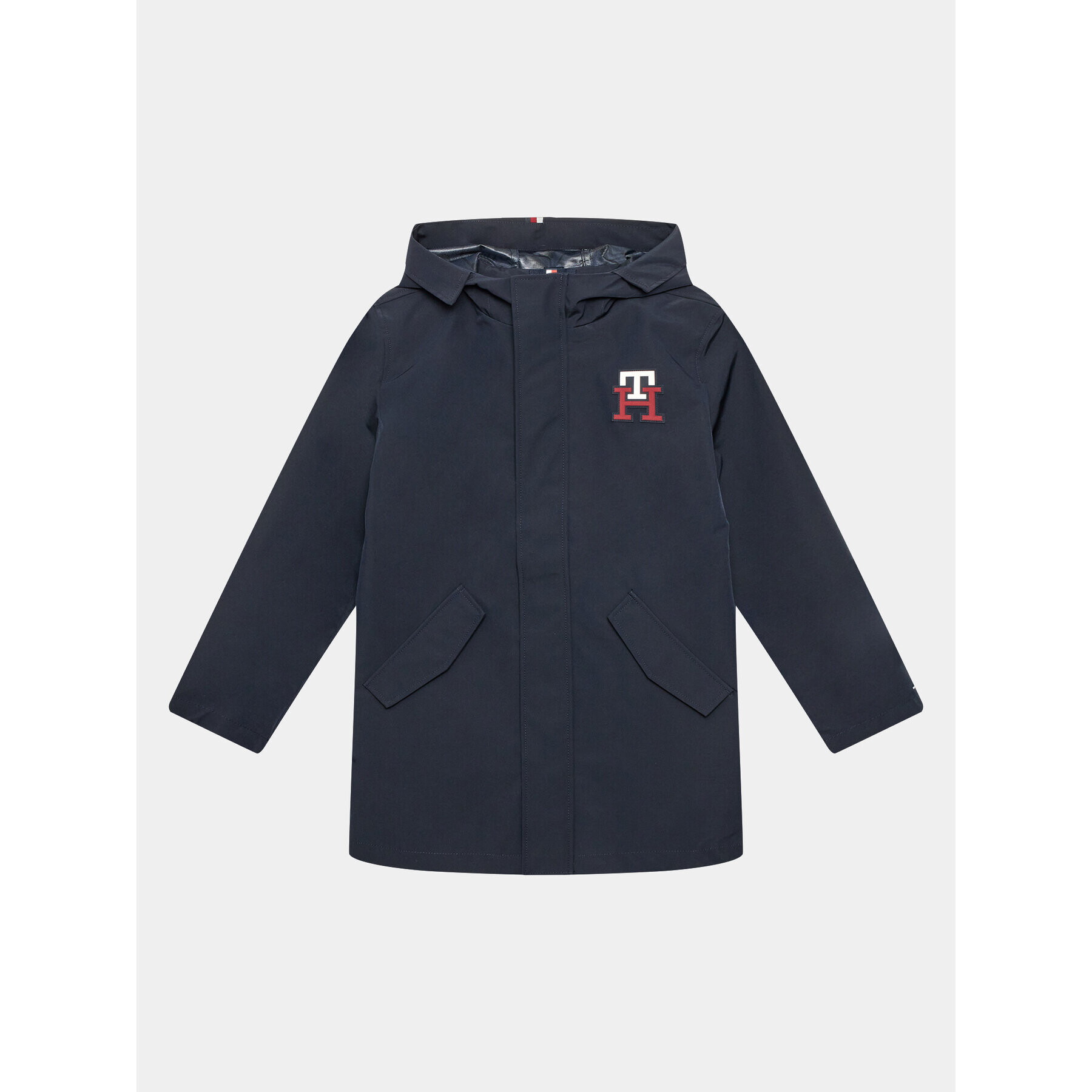 Tommy Hilfiger Parka KB0KB08224 D Sötétkék Regular Fit - Pepit.hu