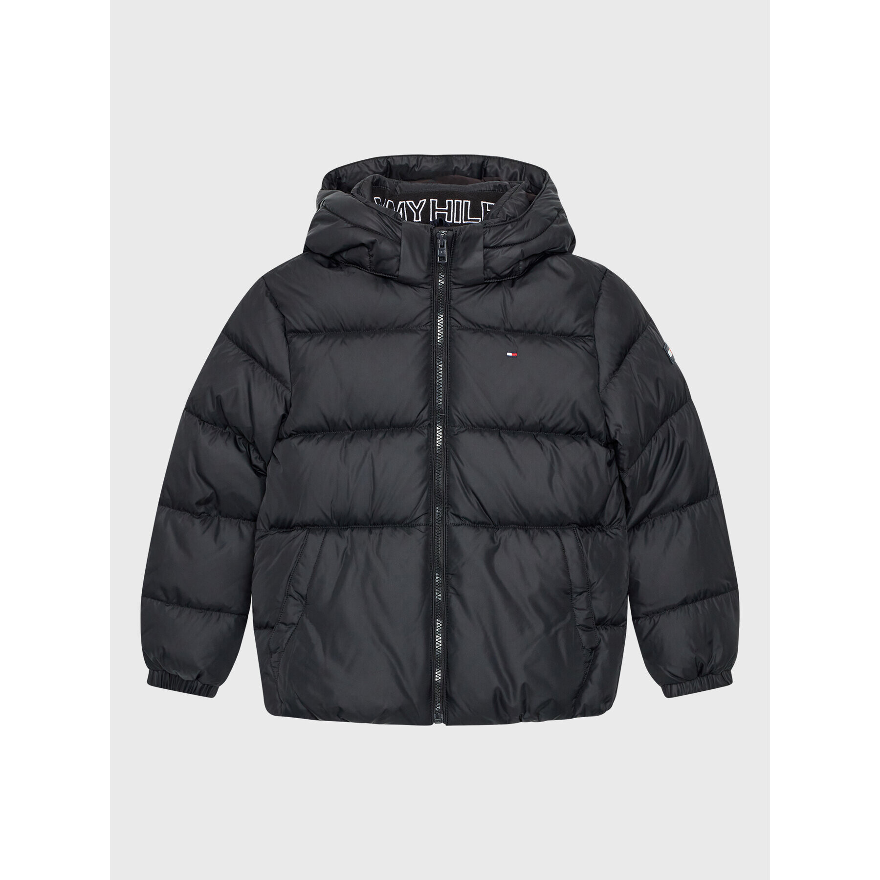 Tommy Hilfiger Pehelykabát Essential Down KB0KB07517 D Fekete Regular Fit - Pepit.hu