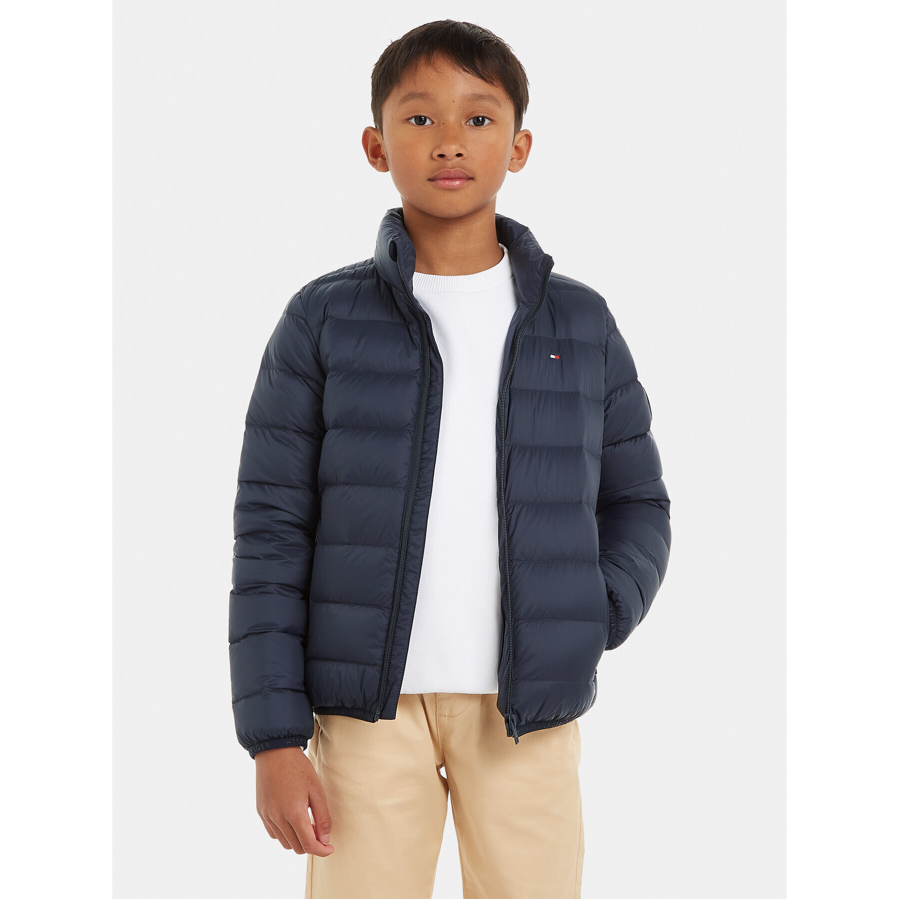 Tommy Hilfiger Pehelykabát Essential KS0KS00440 D Sötétkék Regular Fit - Pepit.hu