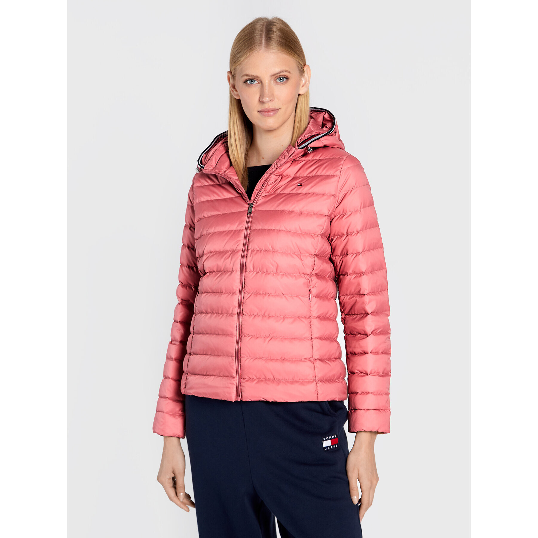 Tommy Hilfiger Pehelykabát Essential WW0WW30842 Rózsaszín Regular Fit - Pepit.hu