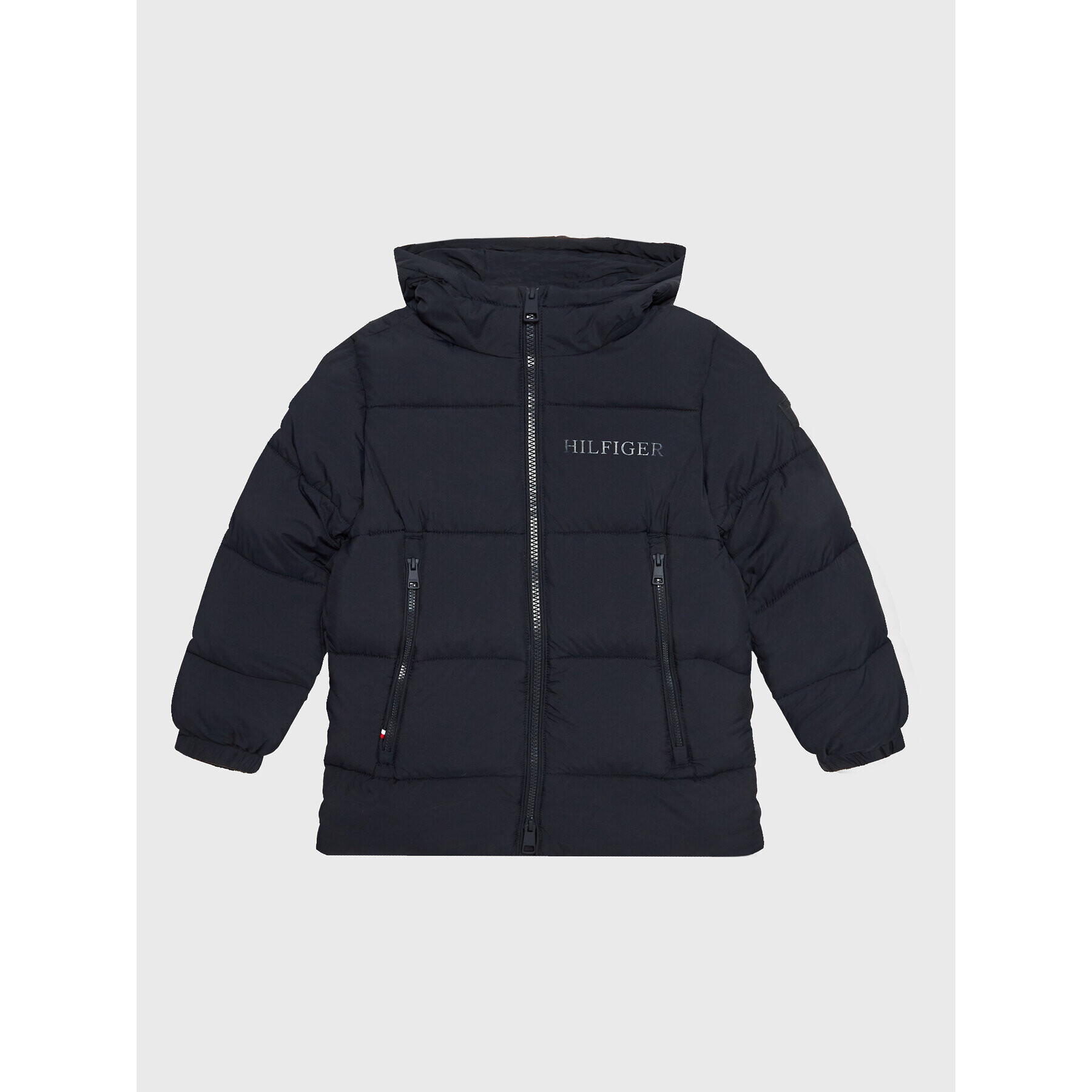 Tommy Hilfiger Pehelykabát High Loft KB0KB07818 D Sötétkék Regular Fit - Pepit.hu