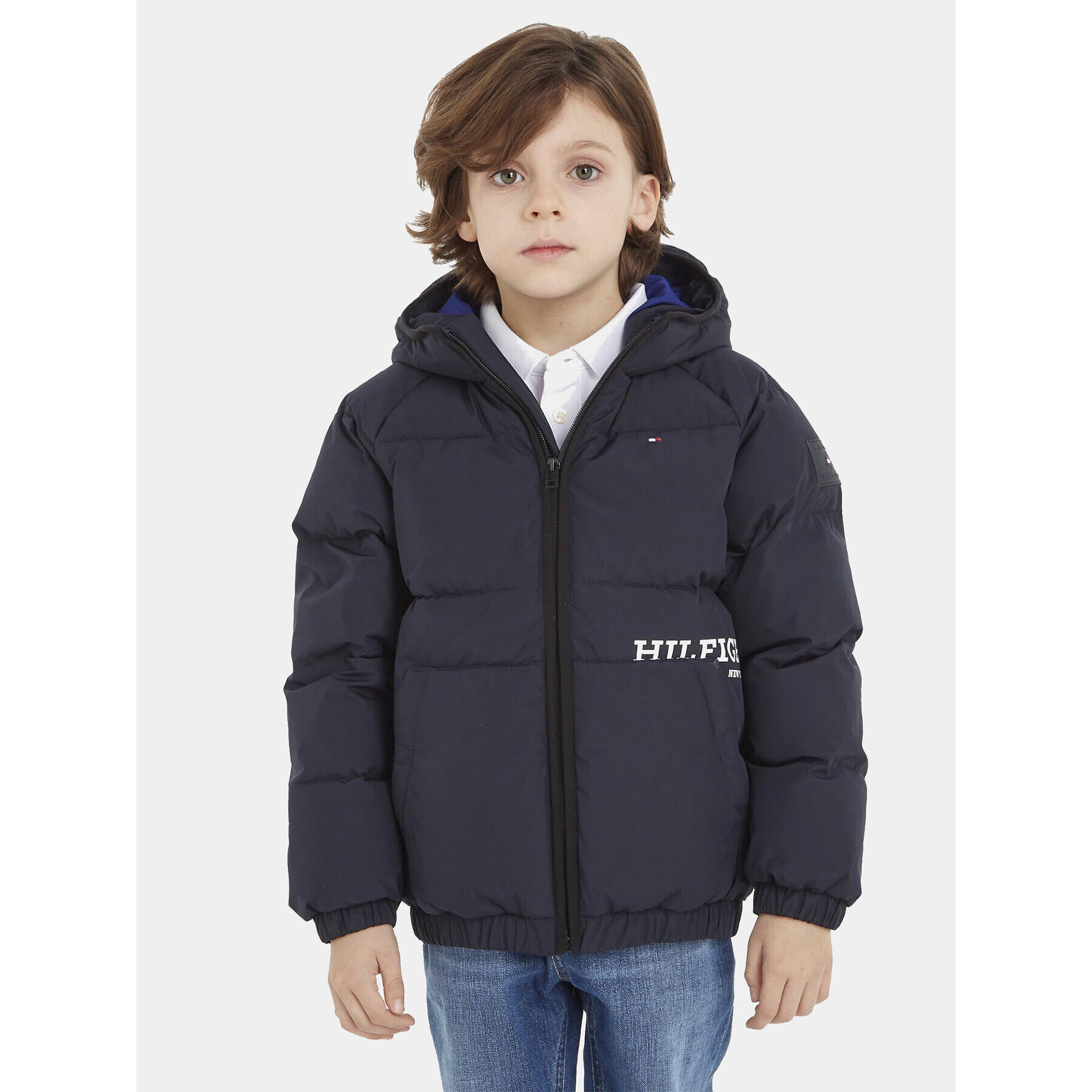 Tommy Hilfiger Pehelykabát KB0KB08342 D Kék Regular Fit - Pepit.hu