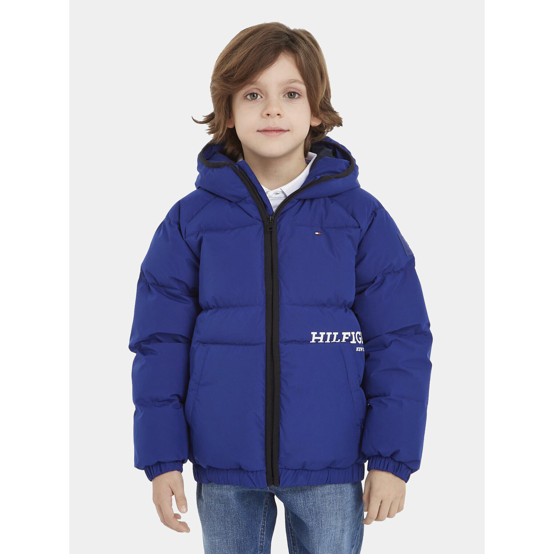 Tommy Hilfiger Pehelykabát KB0KB08342 M Sötétkék Regular Fit - Pepit.hu