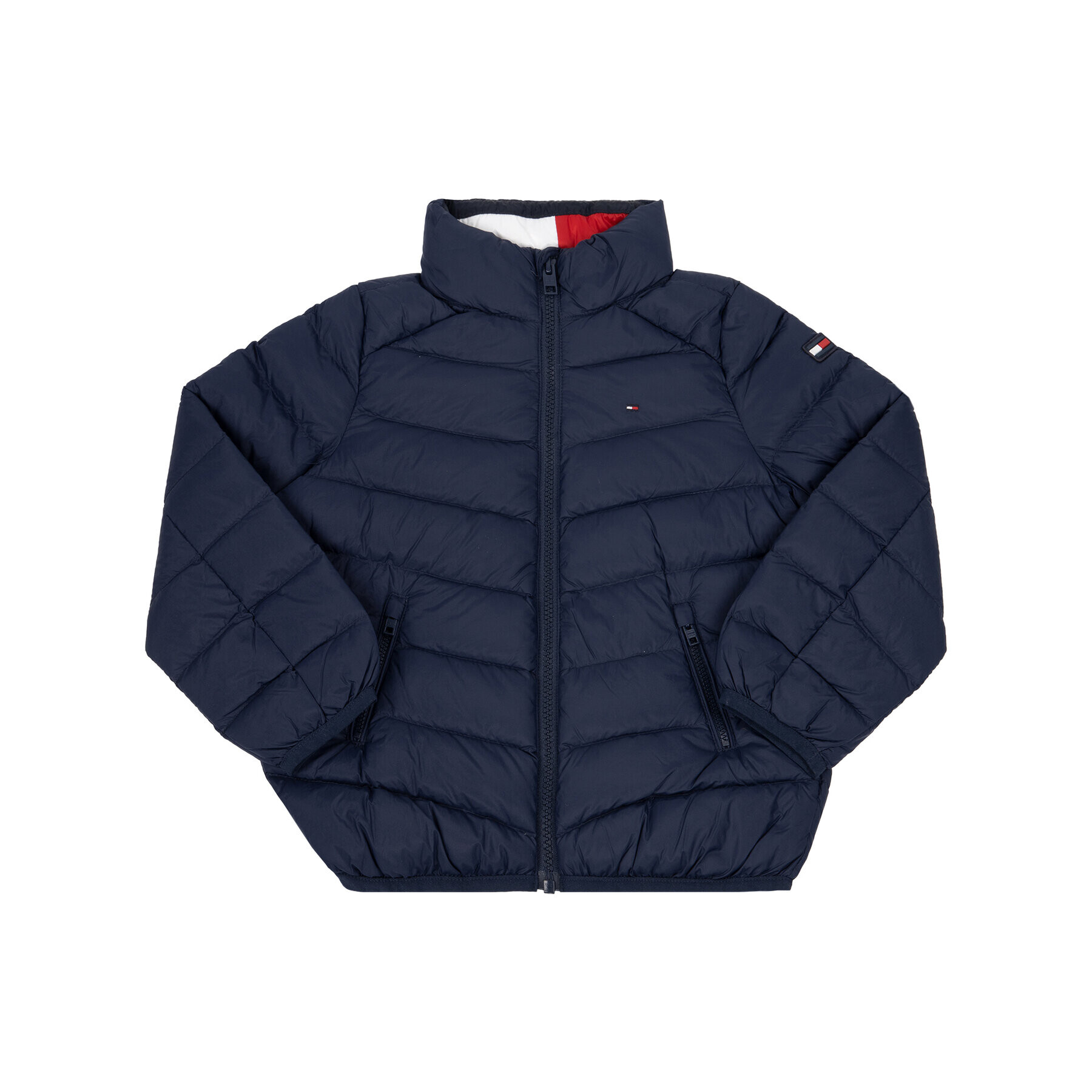 Tommy Hilfiger Pehelykabát KS0KS00077 S Sötétkék Regular Fit - Pepit.hu