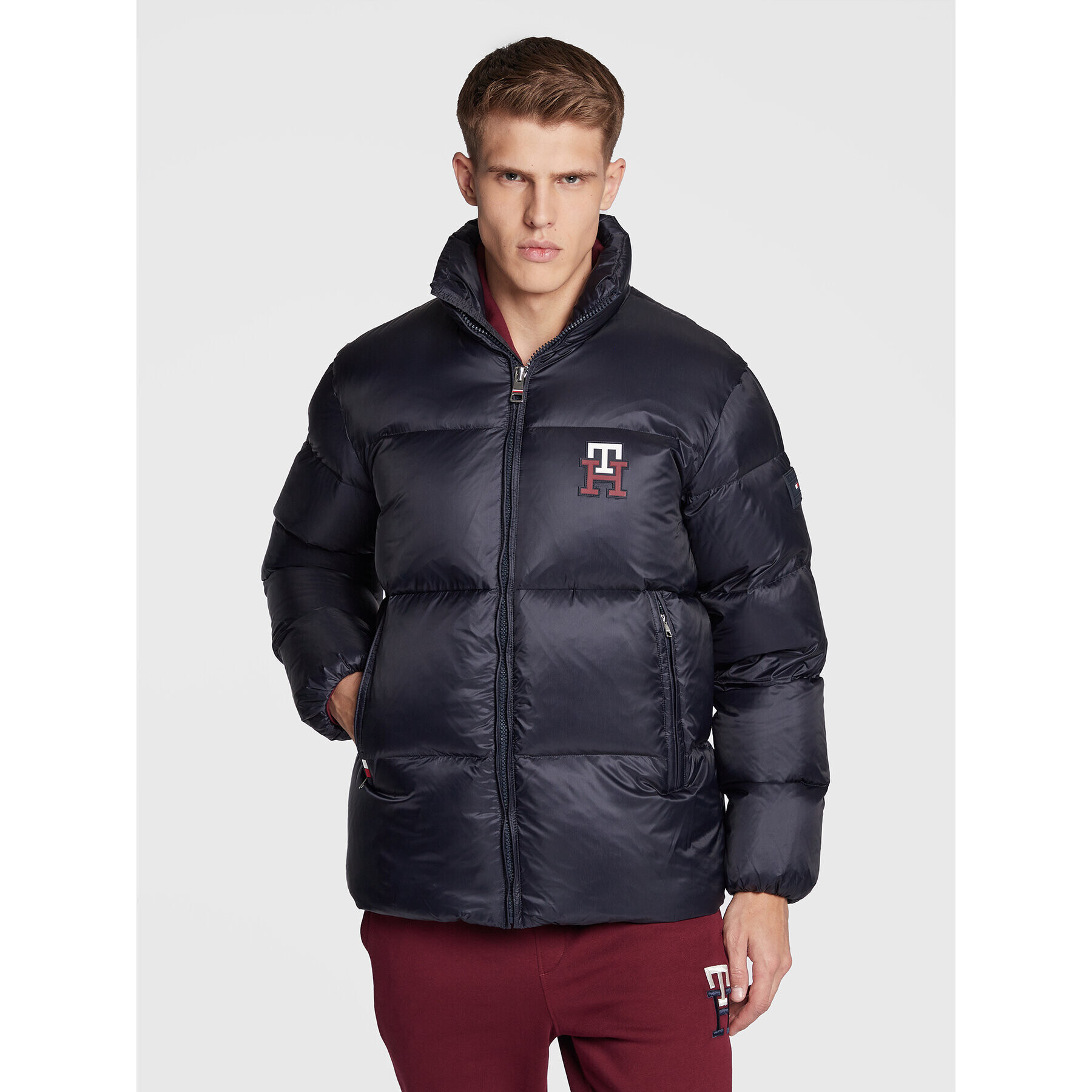 Tommy Hilfiger Pehelykabát Zero Gravity MW0MW27684 Sötétkék Regular Fit - Pepit.hu